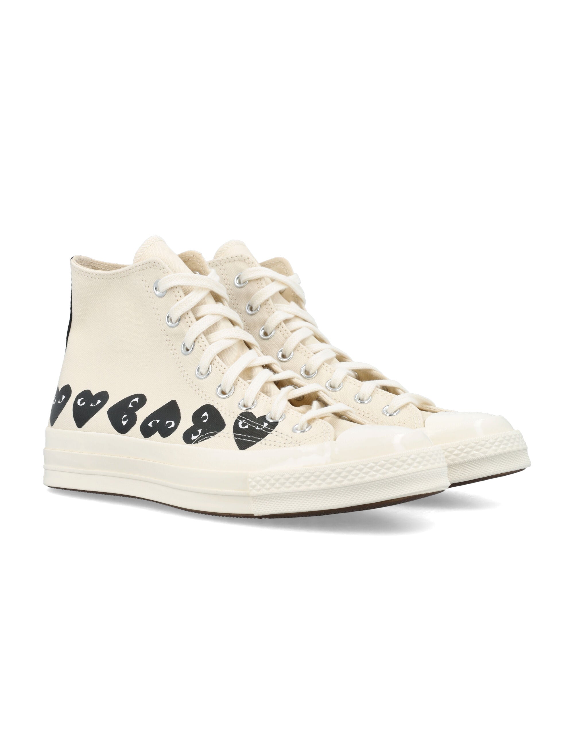 COMME DES GARÇONS CONVERSE Multi Heart Hi Top Sneakers for Men
