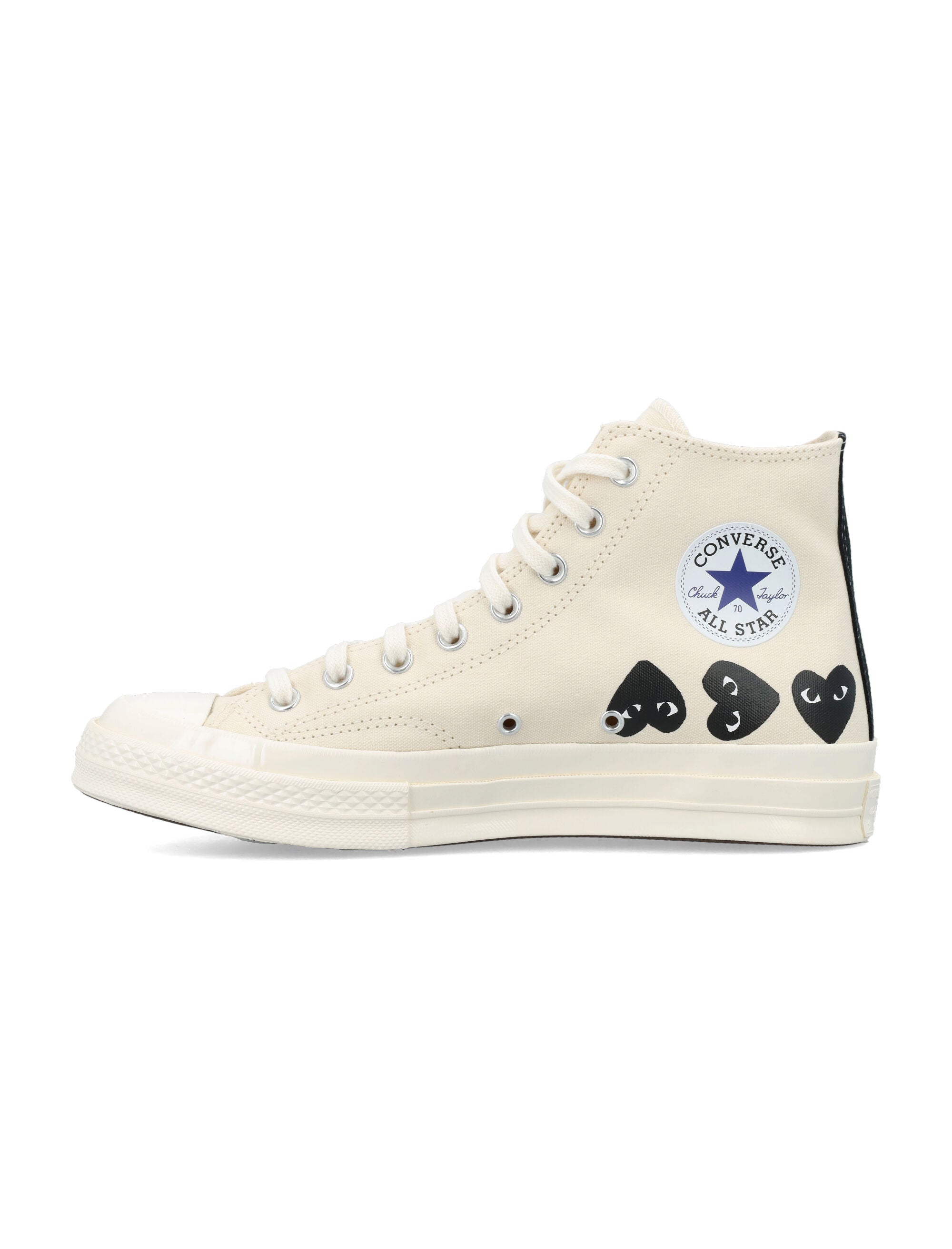 COMME DES GARÇONS CONVERSE Multi Heart Hi Top Sneakers for Men