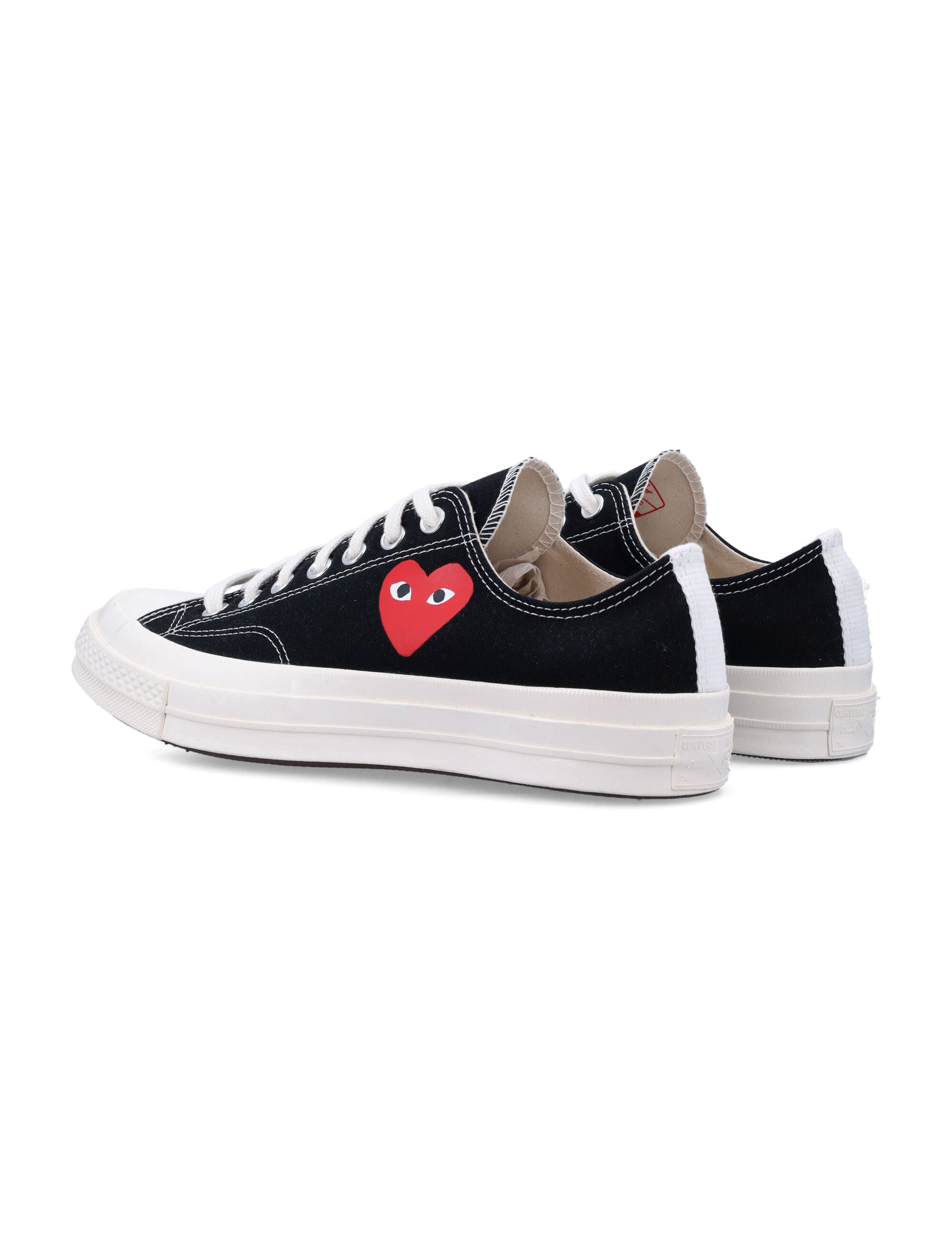 COMME DES GARÇONS CONVERSE Men's Mini Heart Low Top Sneakers