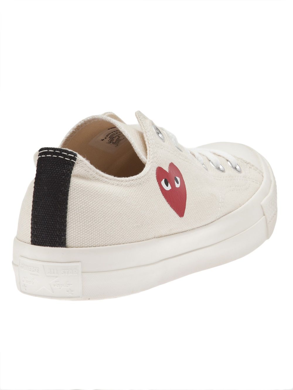 COMME DES GARÇONS PLAY Heart Emblem Lace-Up Sneakers for Women