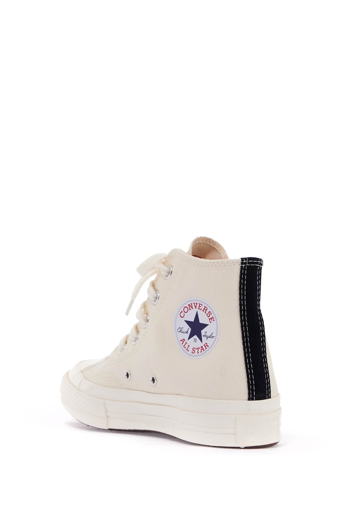 COMME DES GARÇONS PLAY Mini Heart-Embellished Hi Top Sneakers for Men