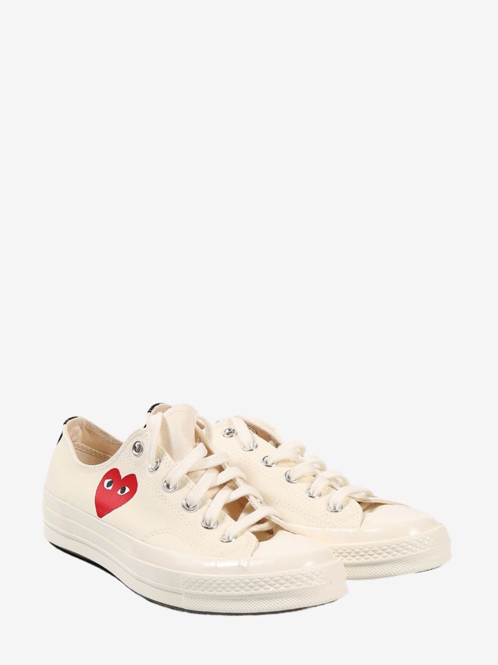 COMME DES GARÇONS PLAY Signature Heart Print Low-Top Sneakers for Men