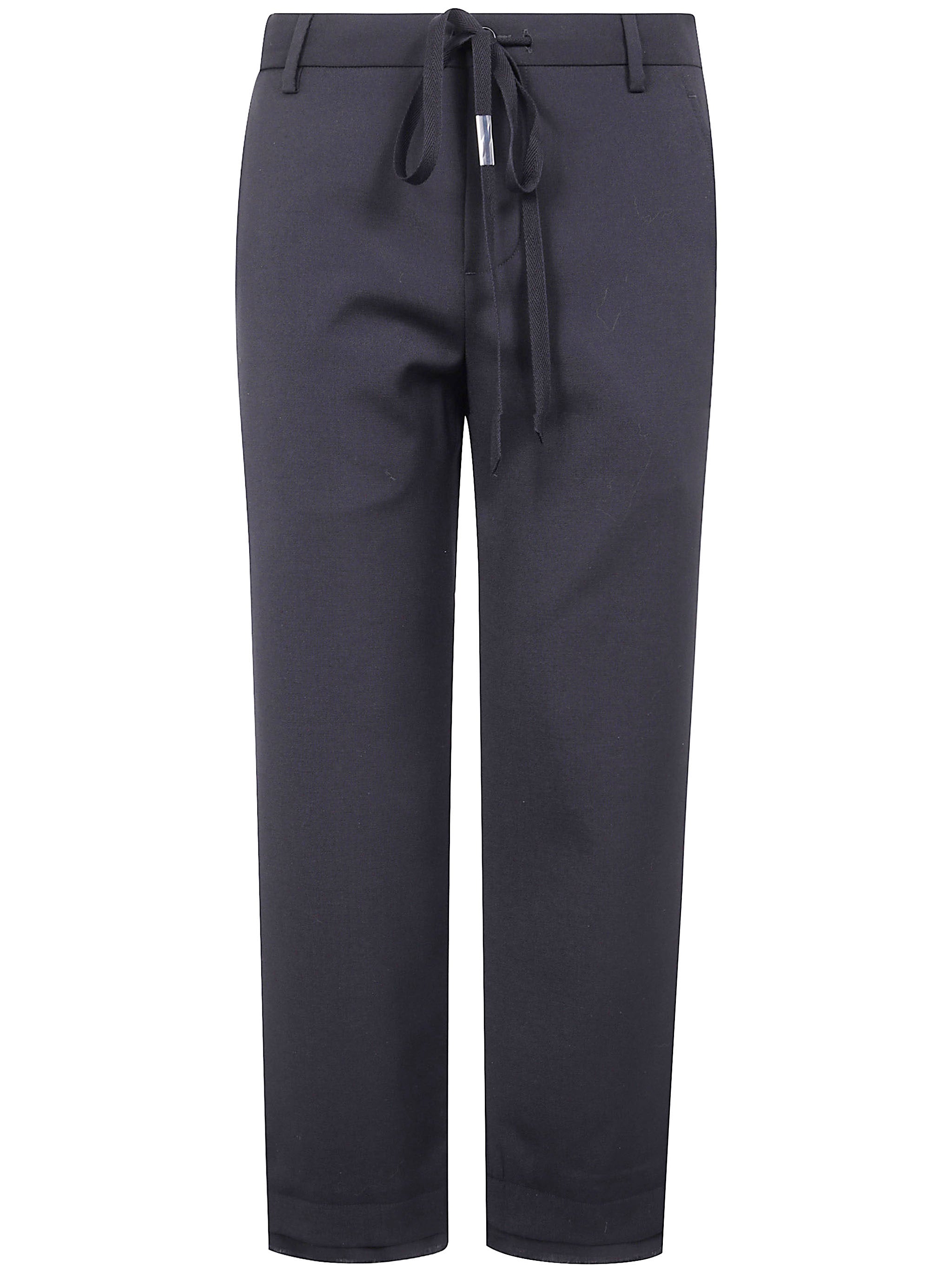ANN DEMEULEMEESTER Raw Edge Cigarette Trousers