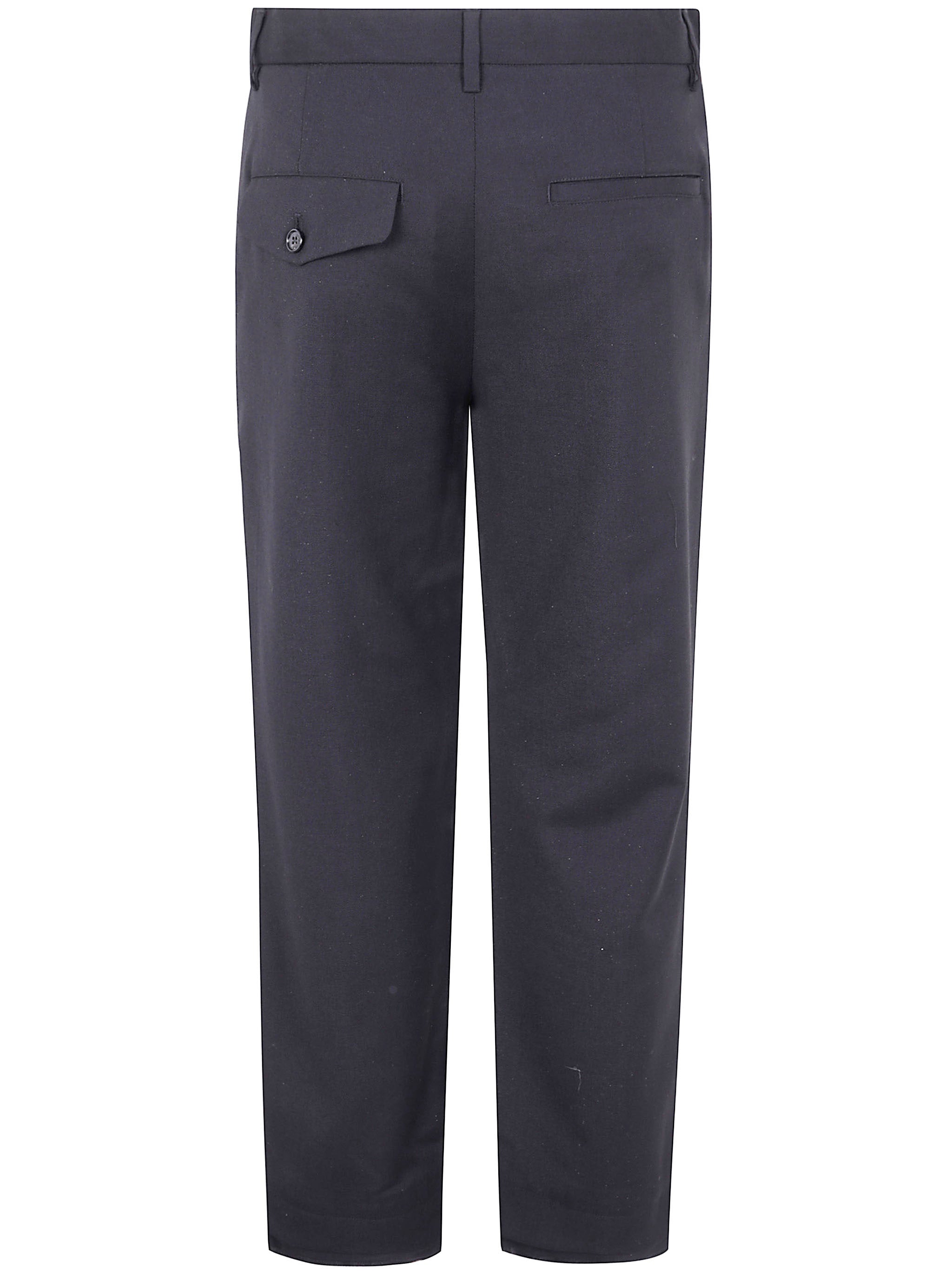 ANN DEMEULEMEESTER Raw Edge Cigarette Trousers