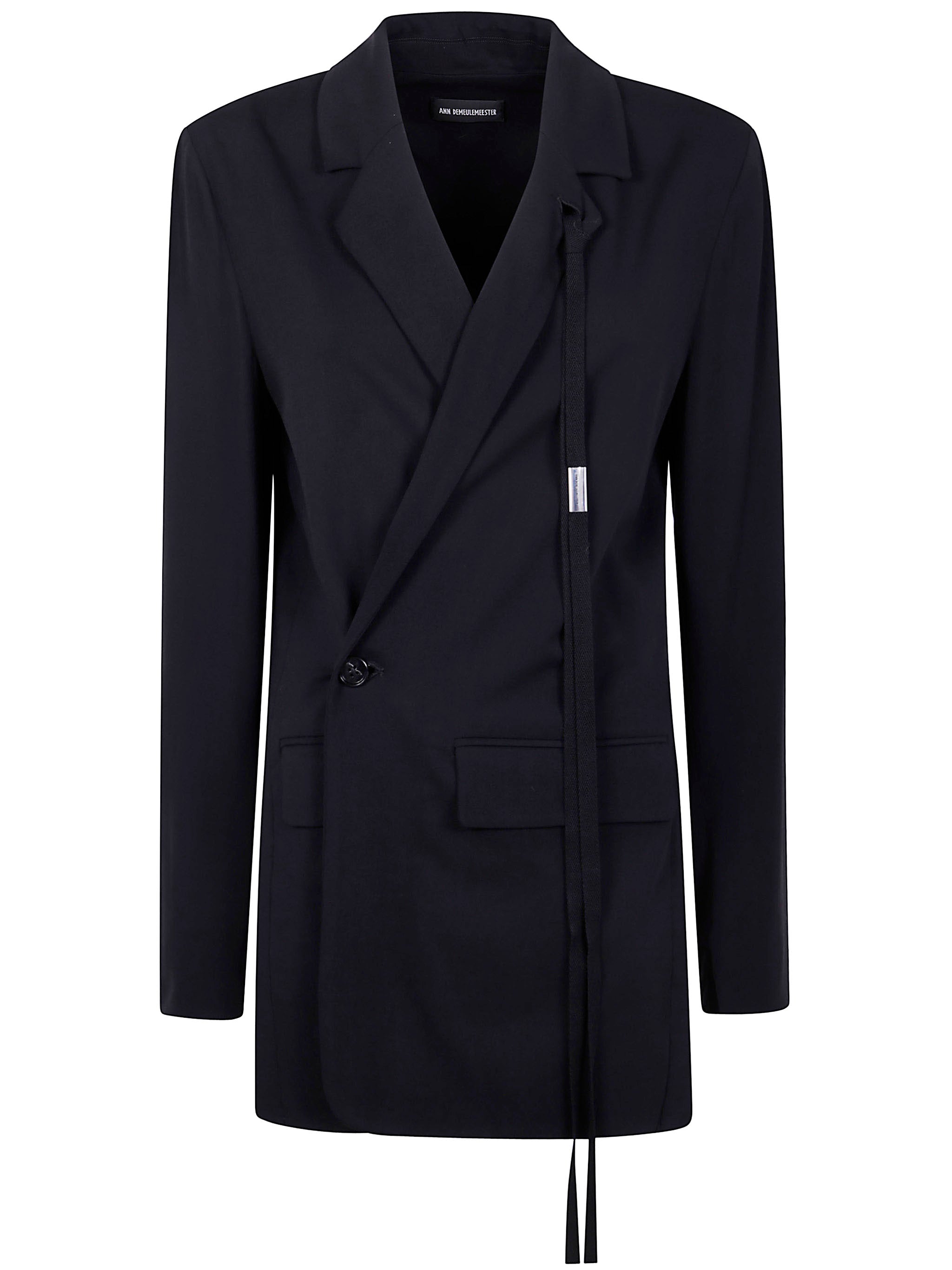 ANN DEMEULEMEESTER Women's Deconstructed Wrap Jacket