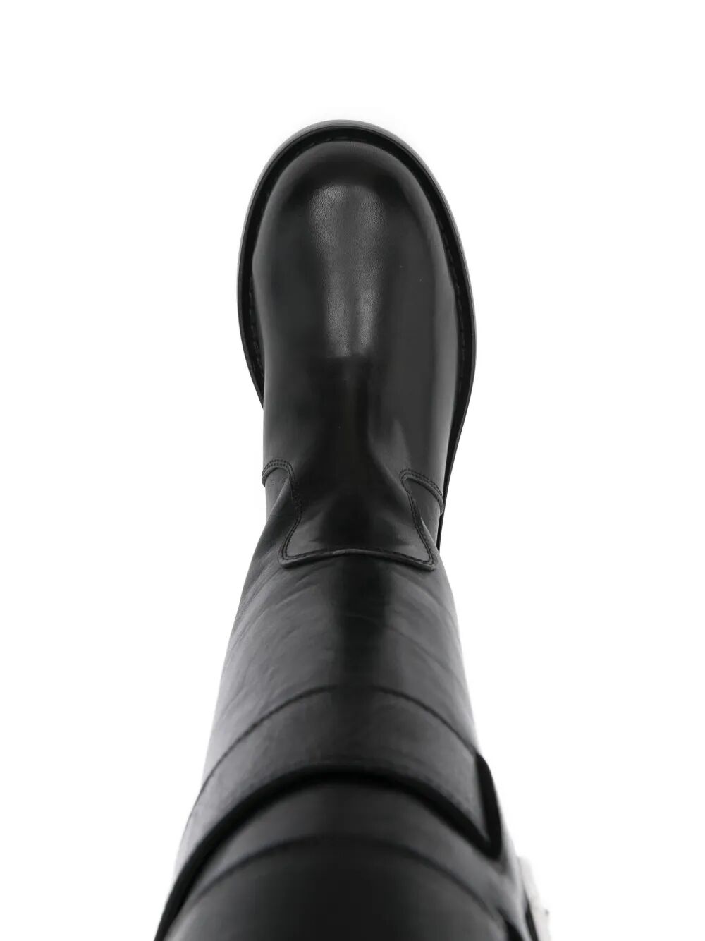 ANN DEMEULEMEESTER Rounded Boots with Belt