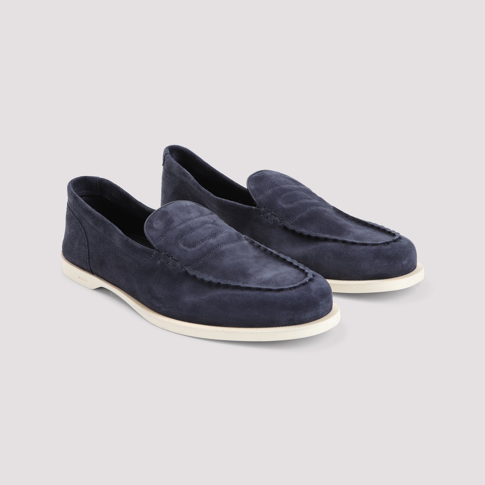 JOHN LOBB Men's Suede Pace Loafers - Classic Style