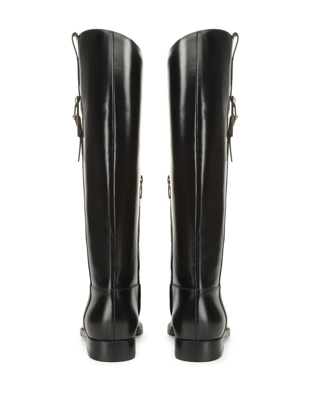 SERGIO ROSSI Glossy Leather Boots for Women - FW24 Collection