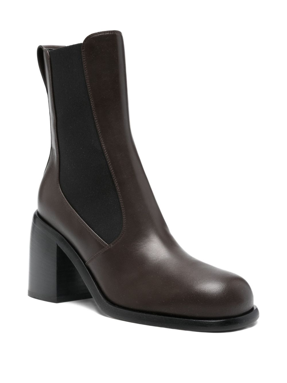 SERGIO ROSSI Leather Heel Boots for Women