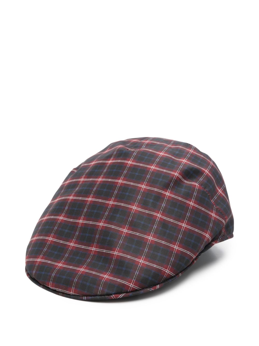BORSALINO Checkered Flat Top Cap for Men