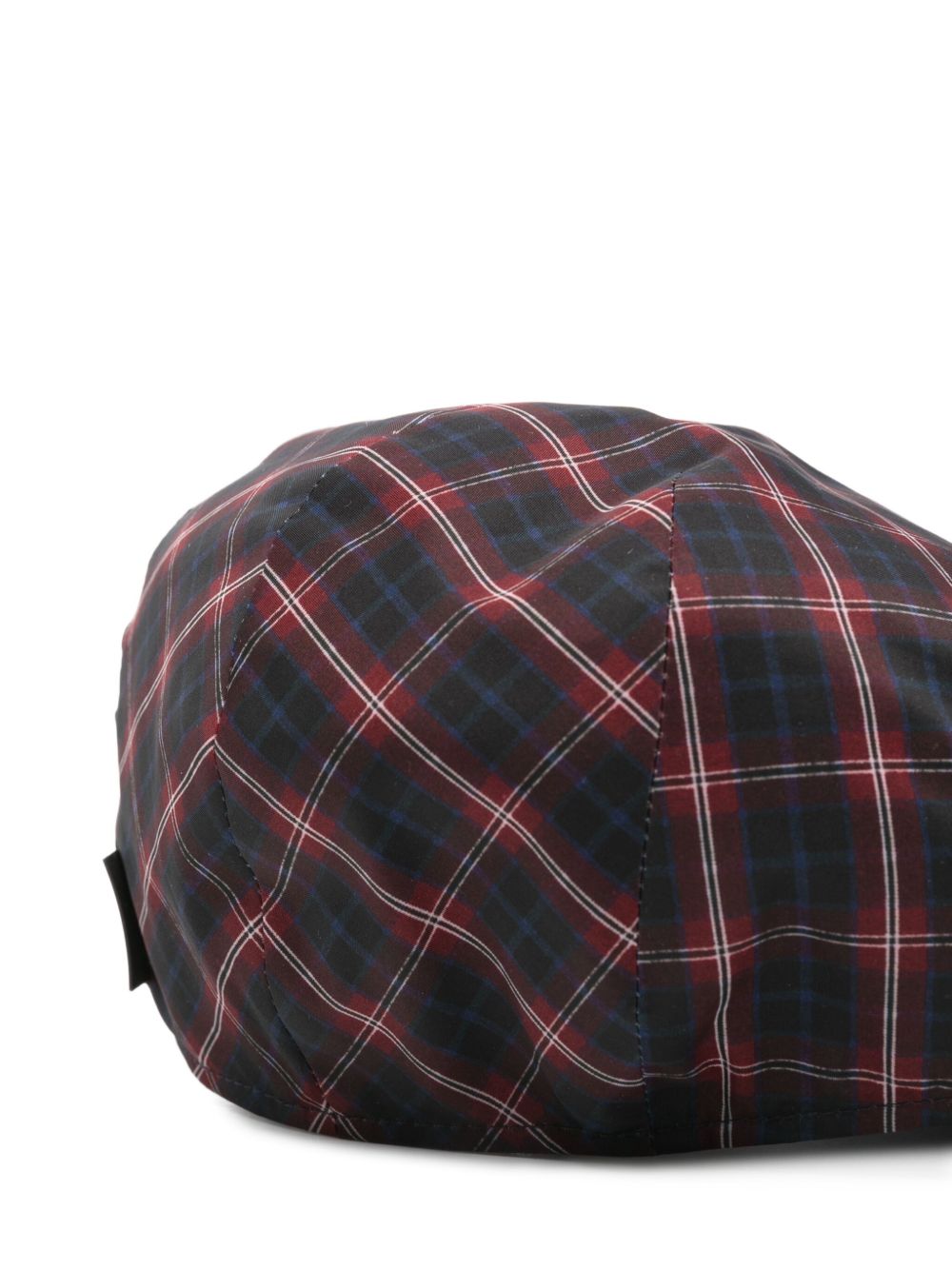 BORSALINO Checkered Flat Top Cap for Men