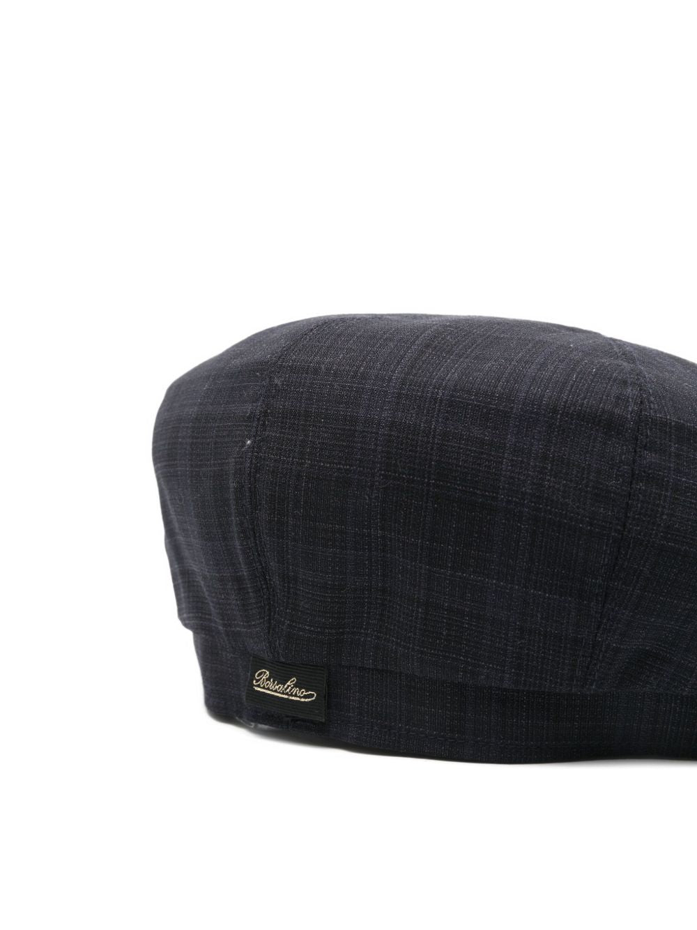 BORSALINO Classic Wool Cap with Checkered Design - Eight Panels