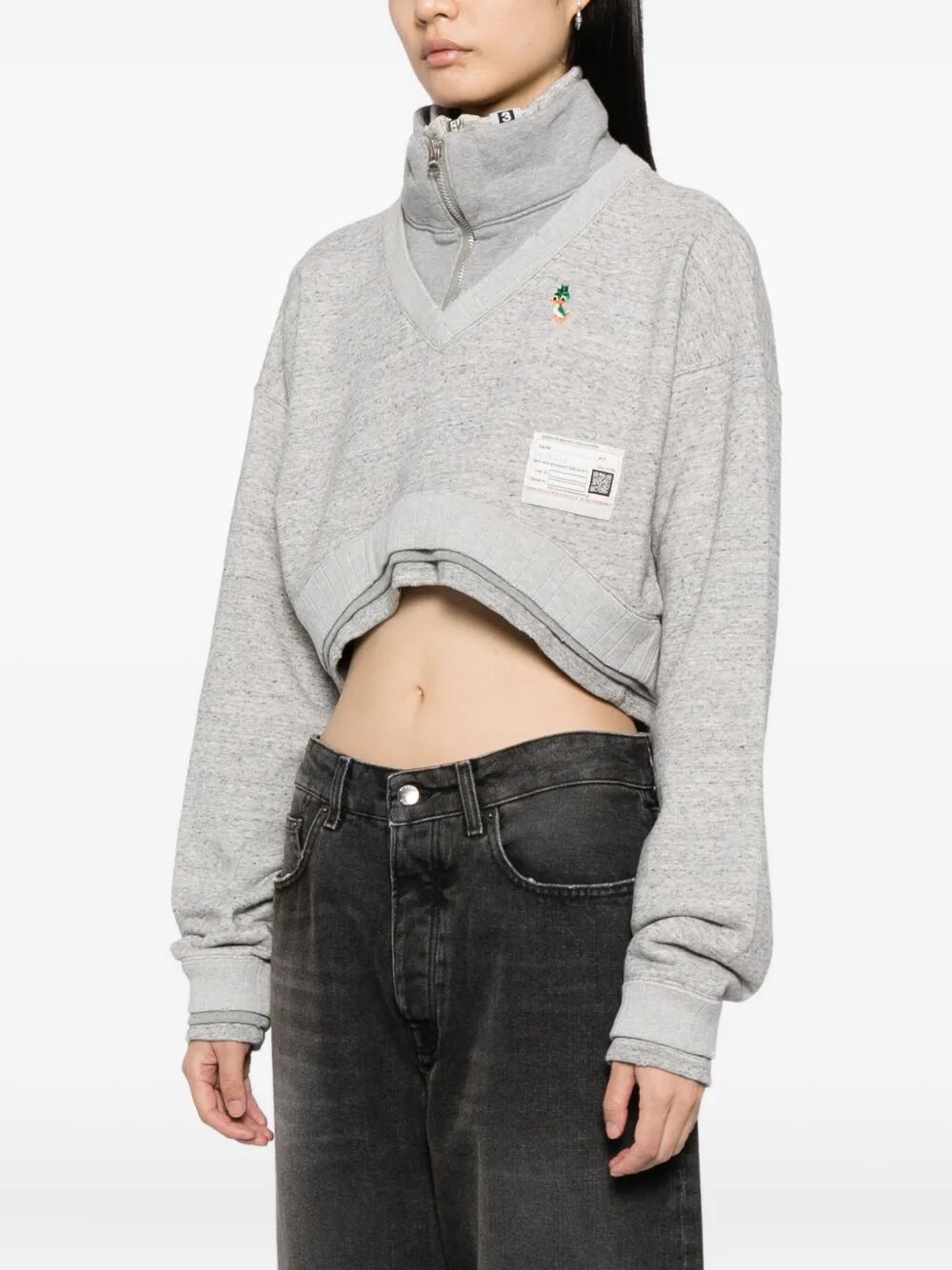 MAISON MIHARA YASUHIRO	 Cropped Layered Pullover for Men