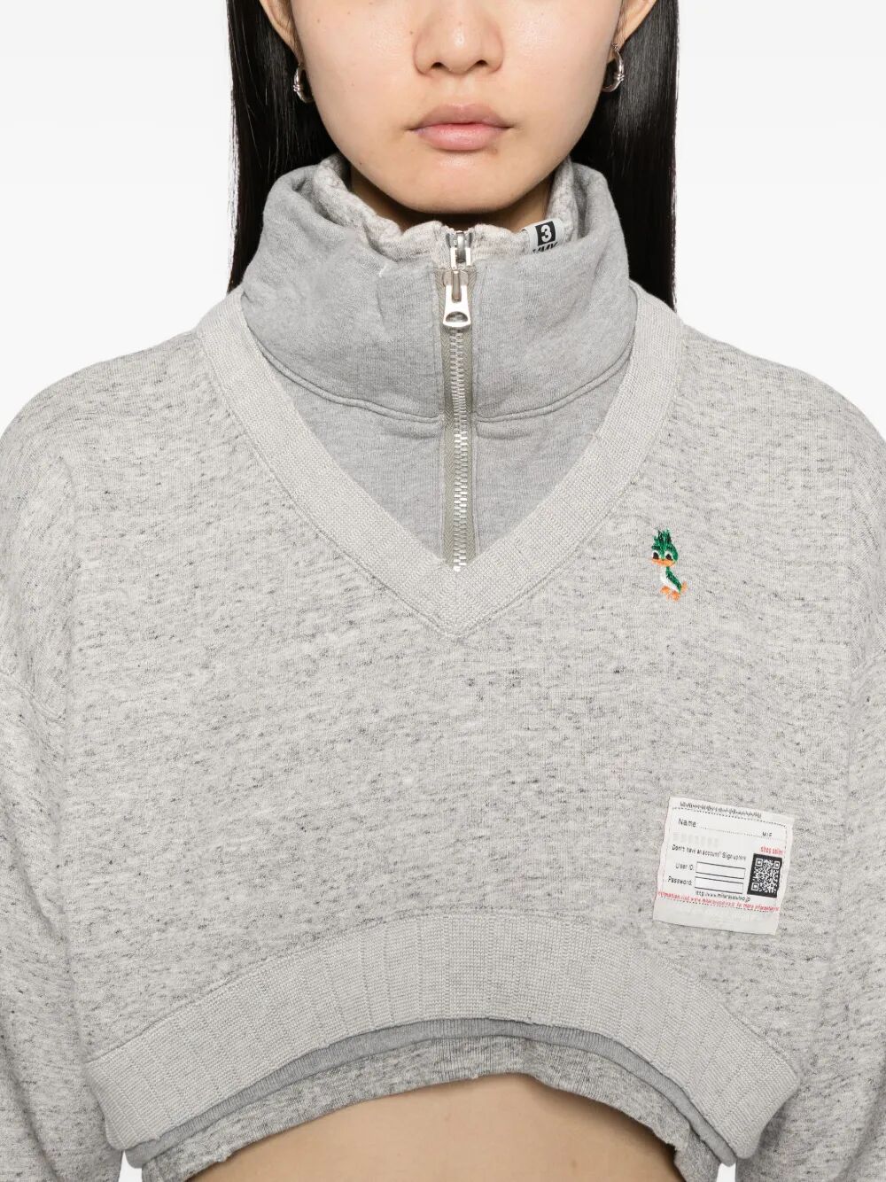 MAISON MIHARA YASUHIRO	 Cropped Layered Pullover for Men