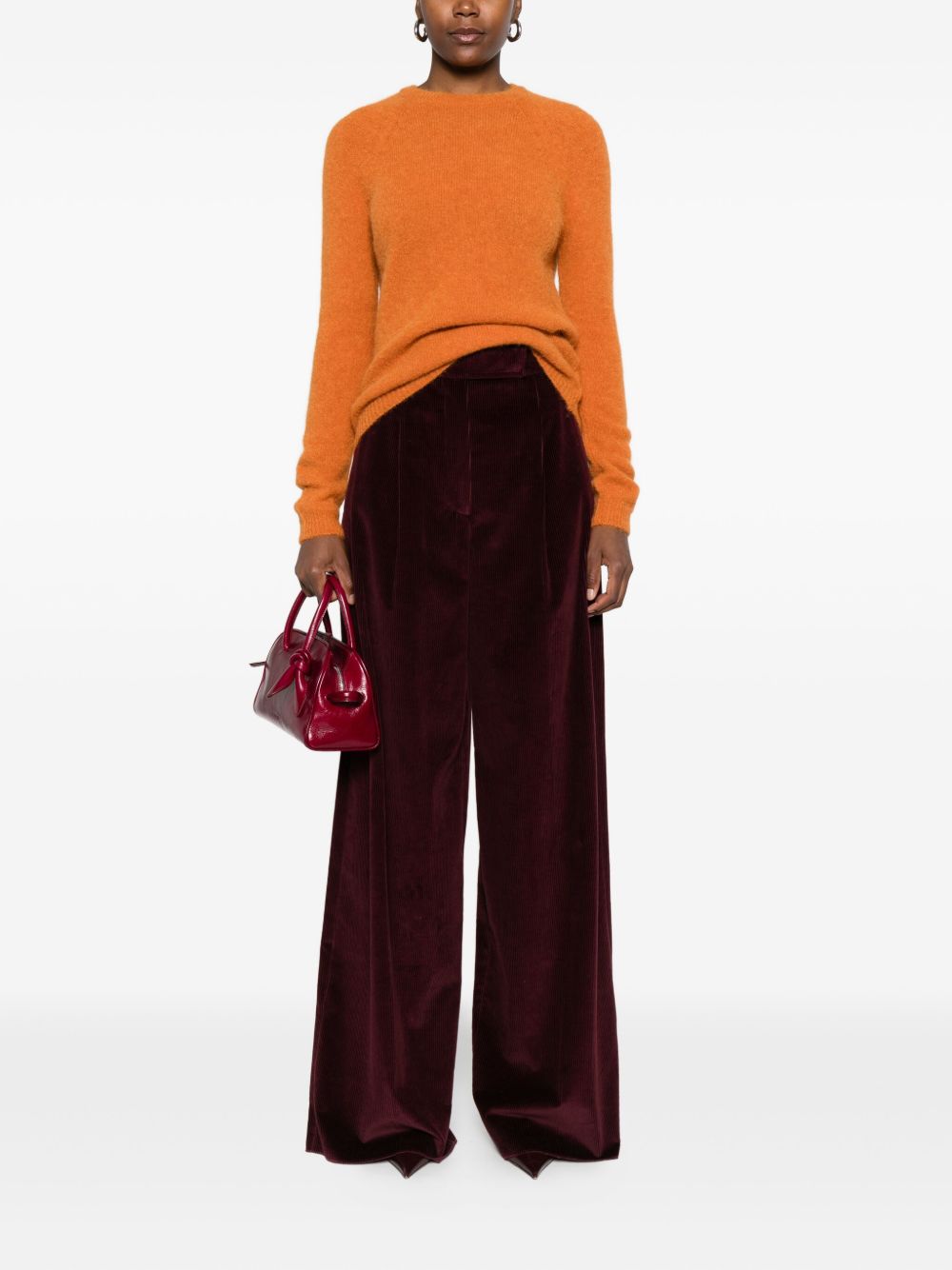 BASE MILANO Wool Crewneck Sweater for Women - Fall 2025