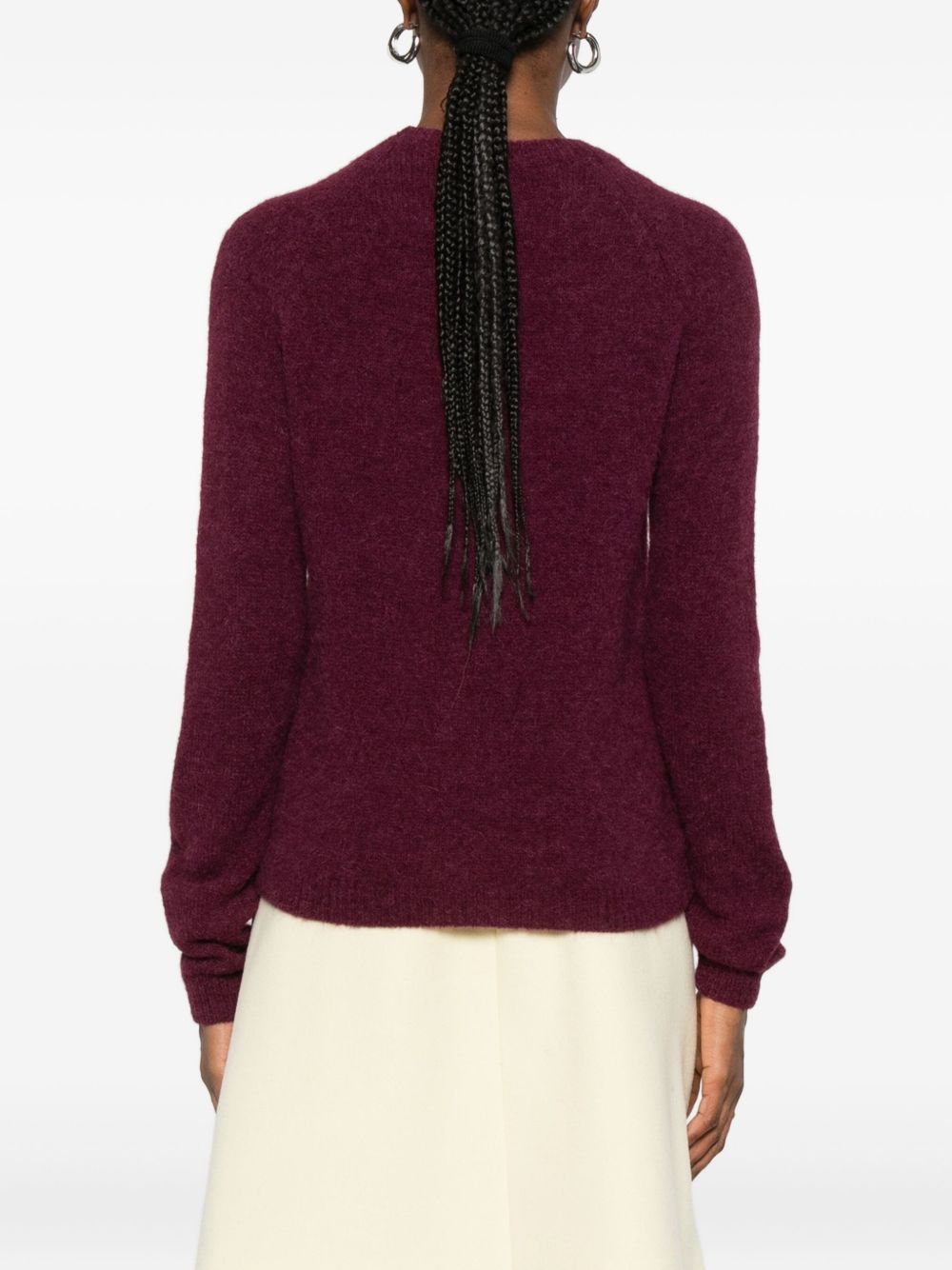 BASE MILANO Wool Crewneck Sweater for Women - Autumn Essential