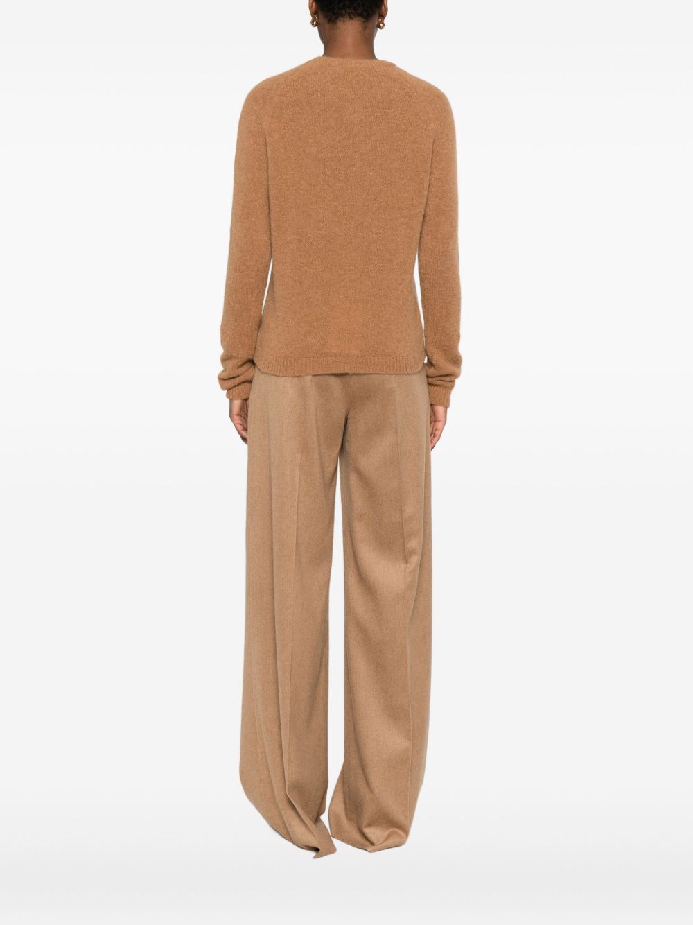 BASE MILANO Wool Crewneck Sweater for Women