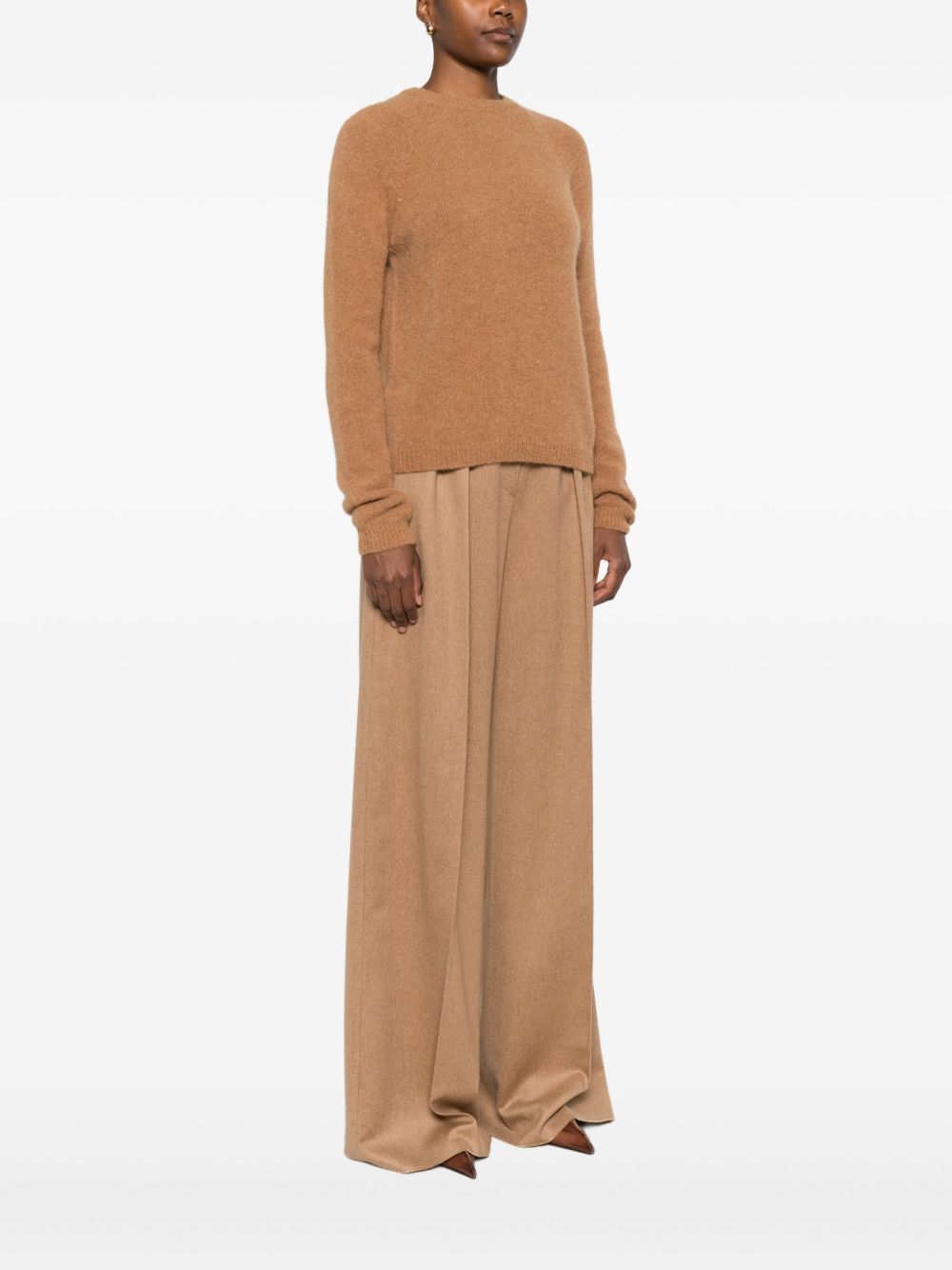 BASE MILANO Wool Crewneck Sweater for Women