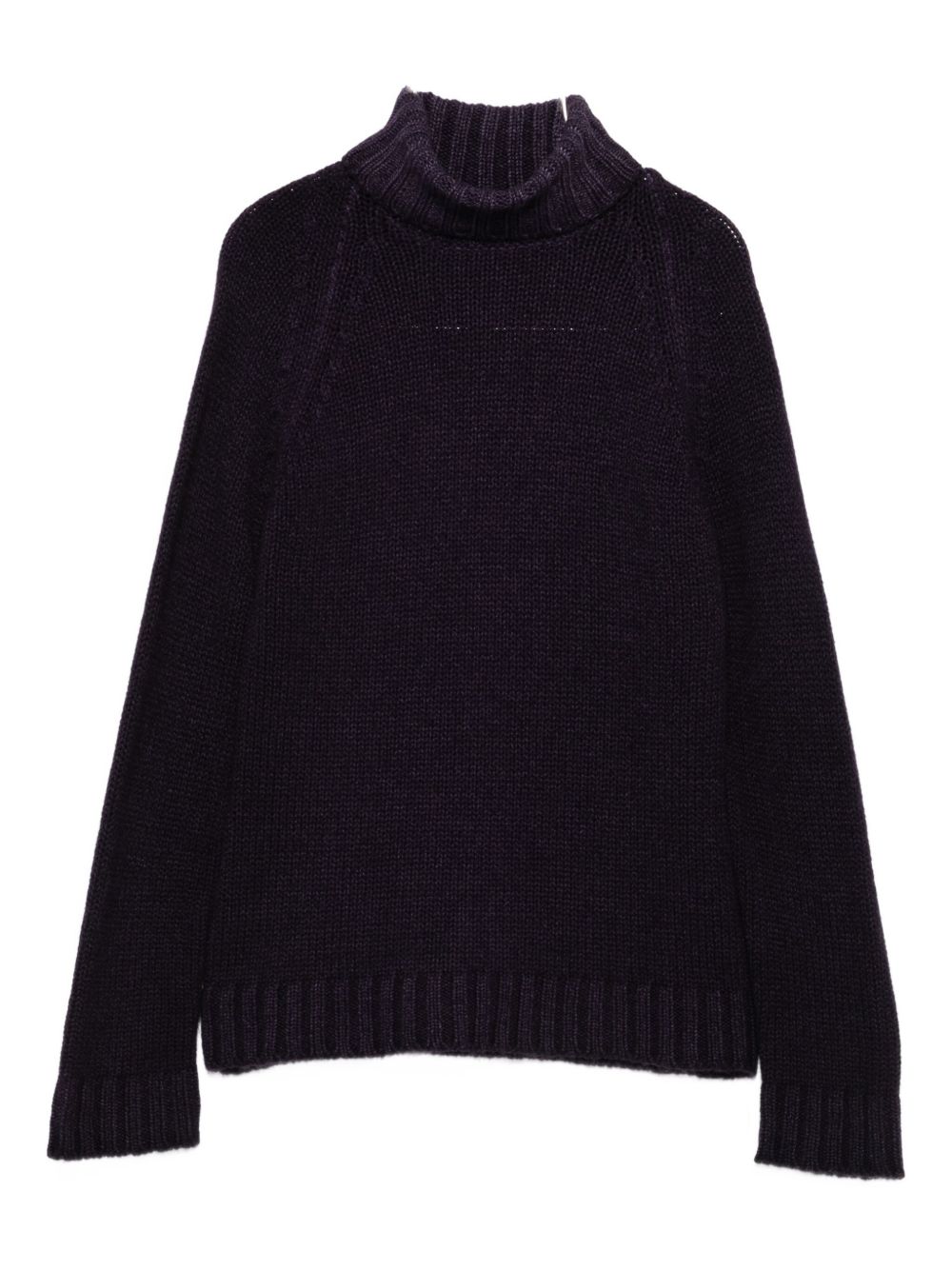 BASE MILANO Wool Turtleneck Jumper