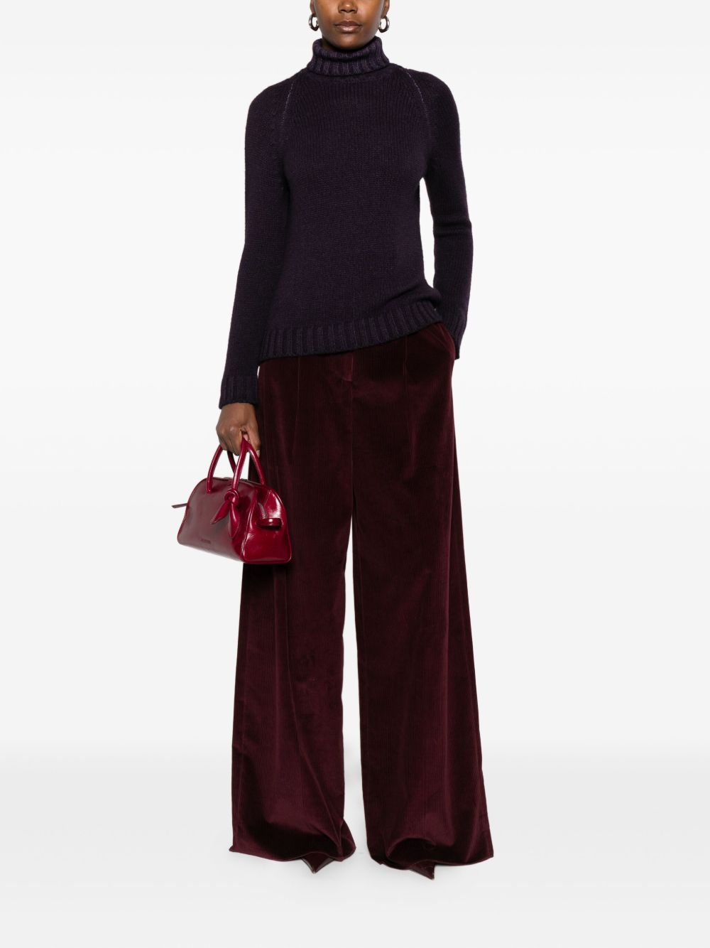 BASE MILANO Wool Turtleneck Jumper