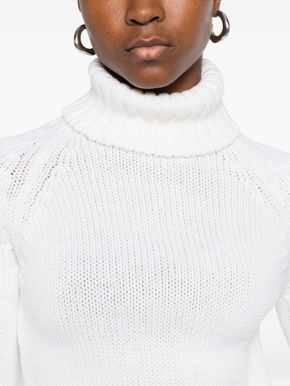 BASE MILANO Women's Wool Turtle-Neck Jumper