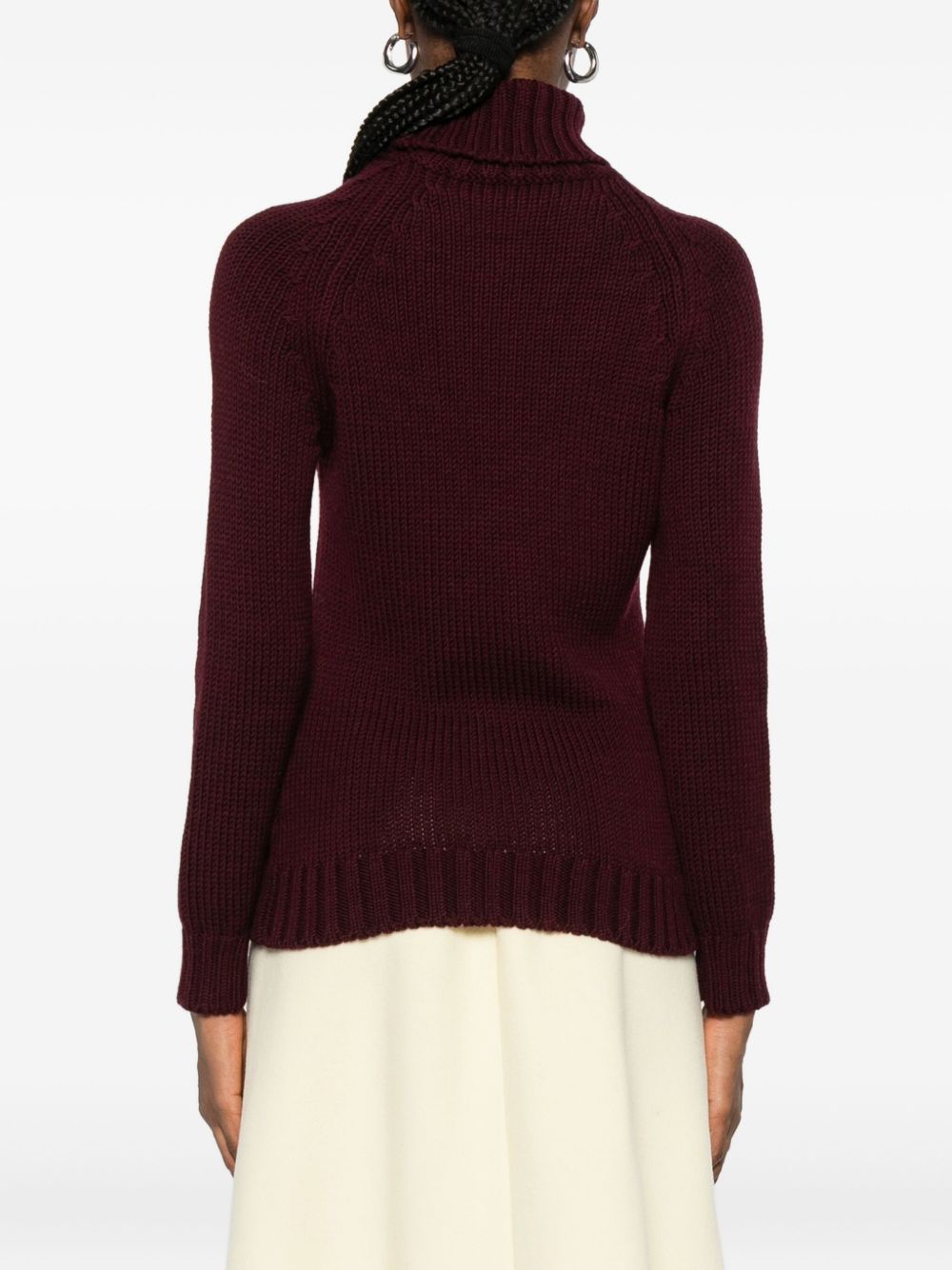 BASE MILANO Women’s Wool Turtle-Neck Jumper