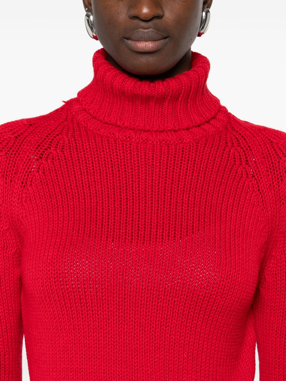 BASE MILANO Wool Turtle-Neck Jumper