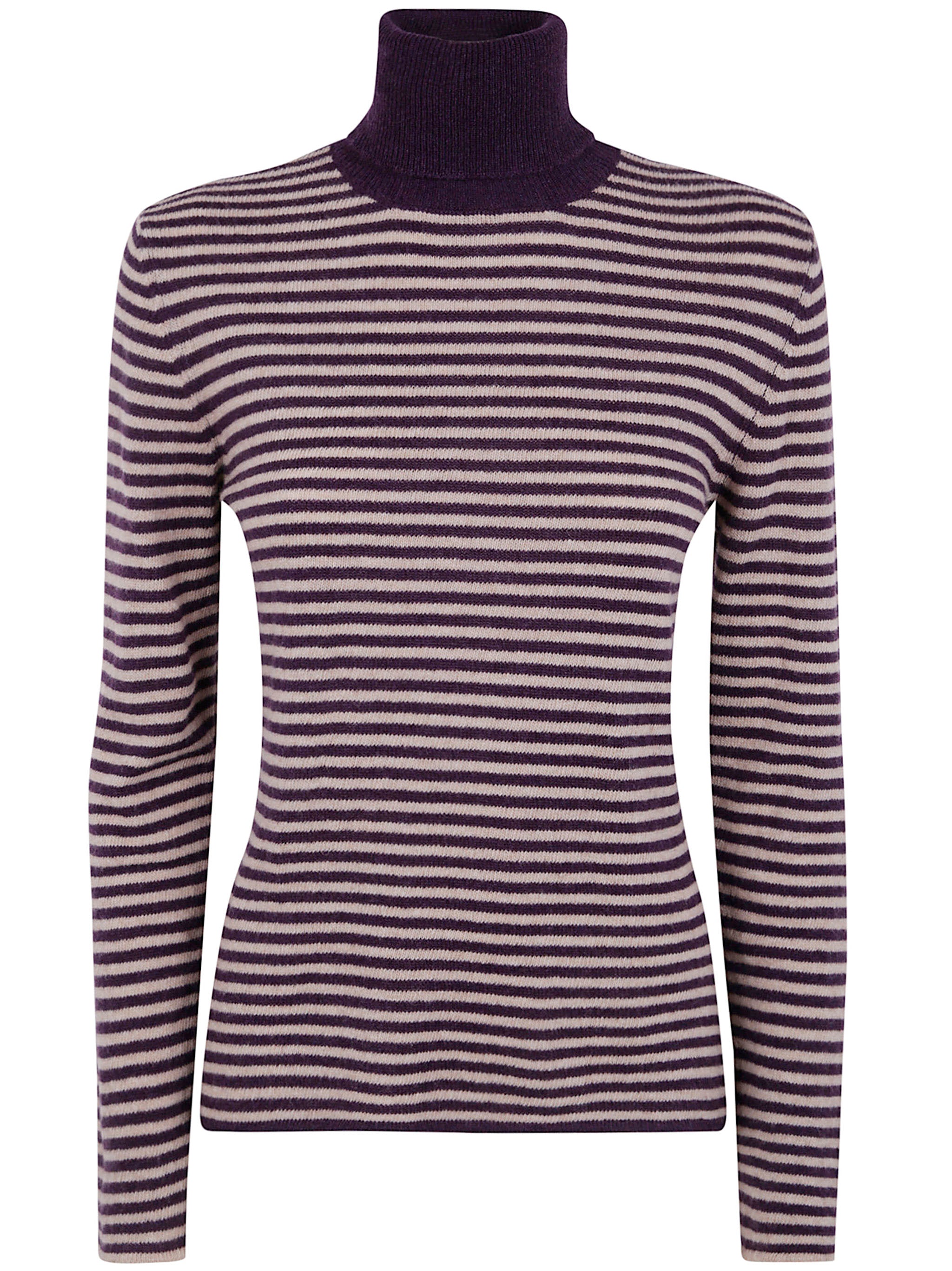 BASE Striped Turtleneck Sweater