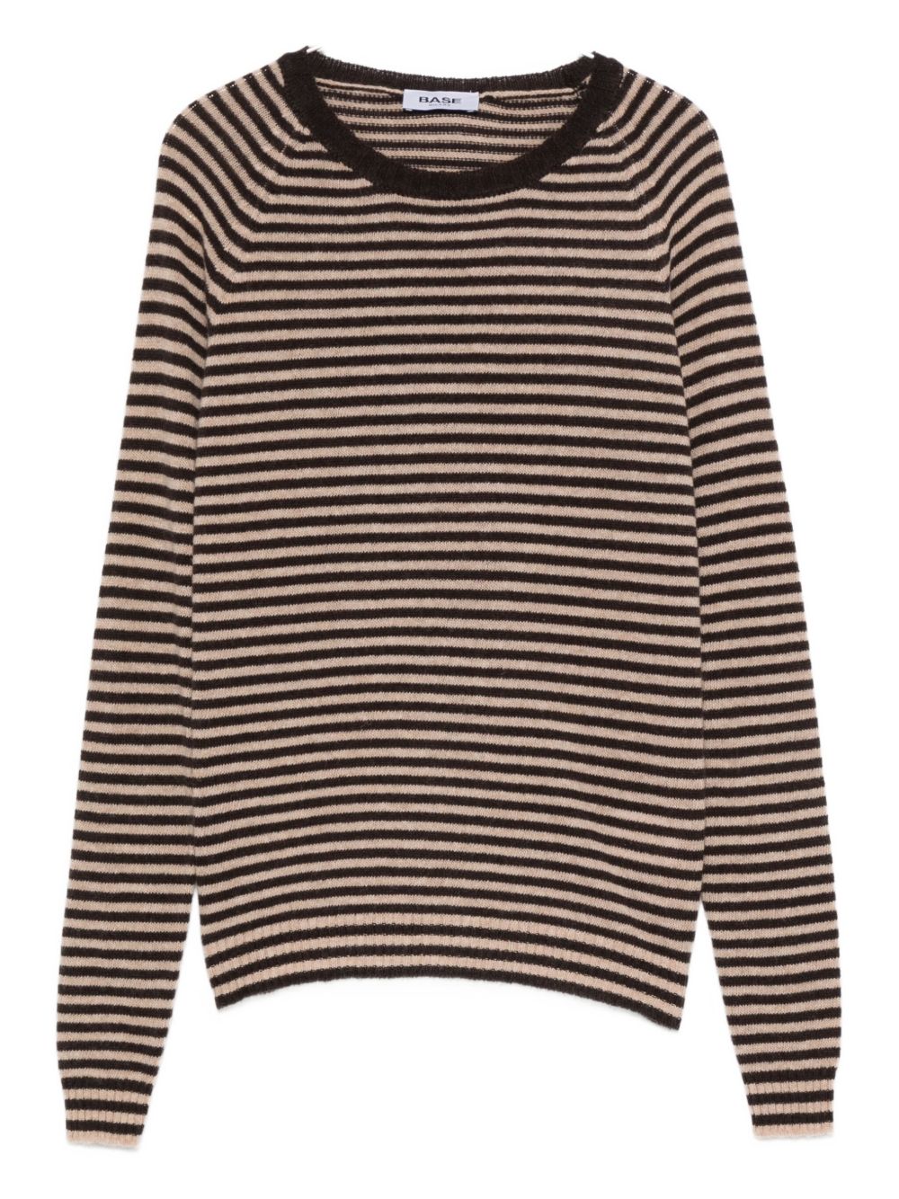 BASE MILANO Striped Wool Sweater for Women - FW25