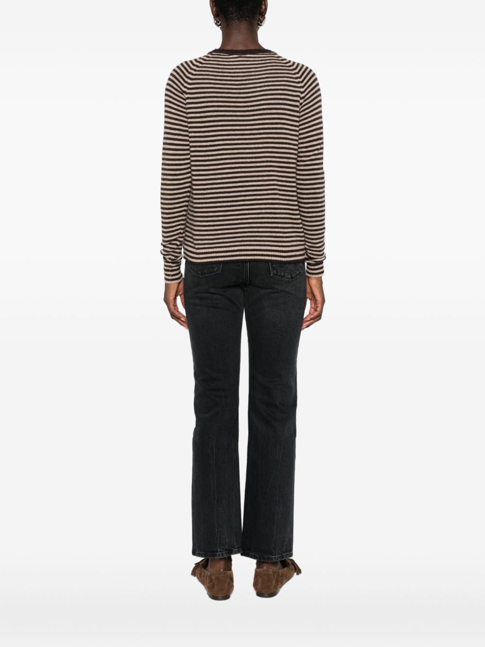 BASE MILANO Striped Wool Sweater for Women - FW25