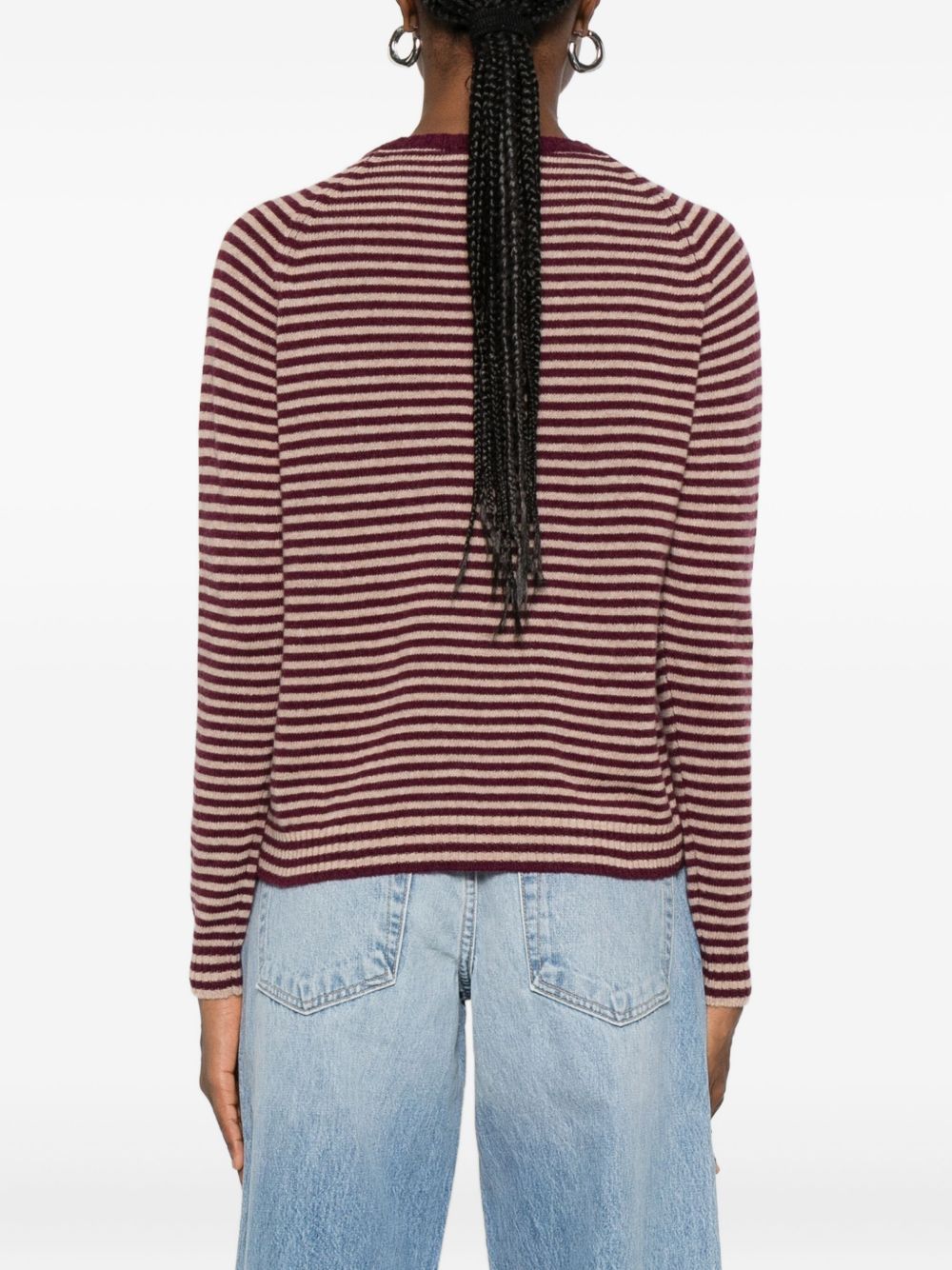 BASE MILANO Striped Wool Sweater