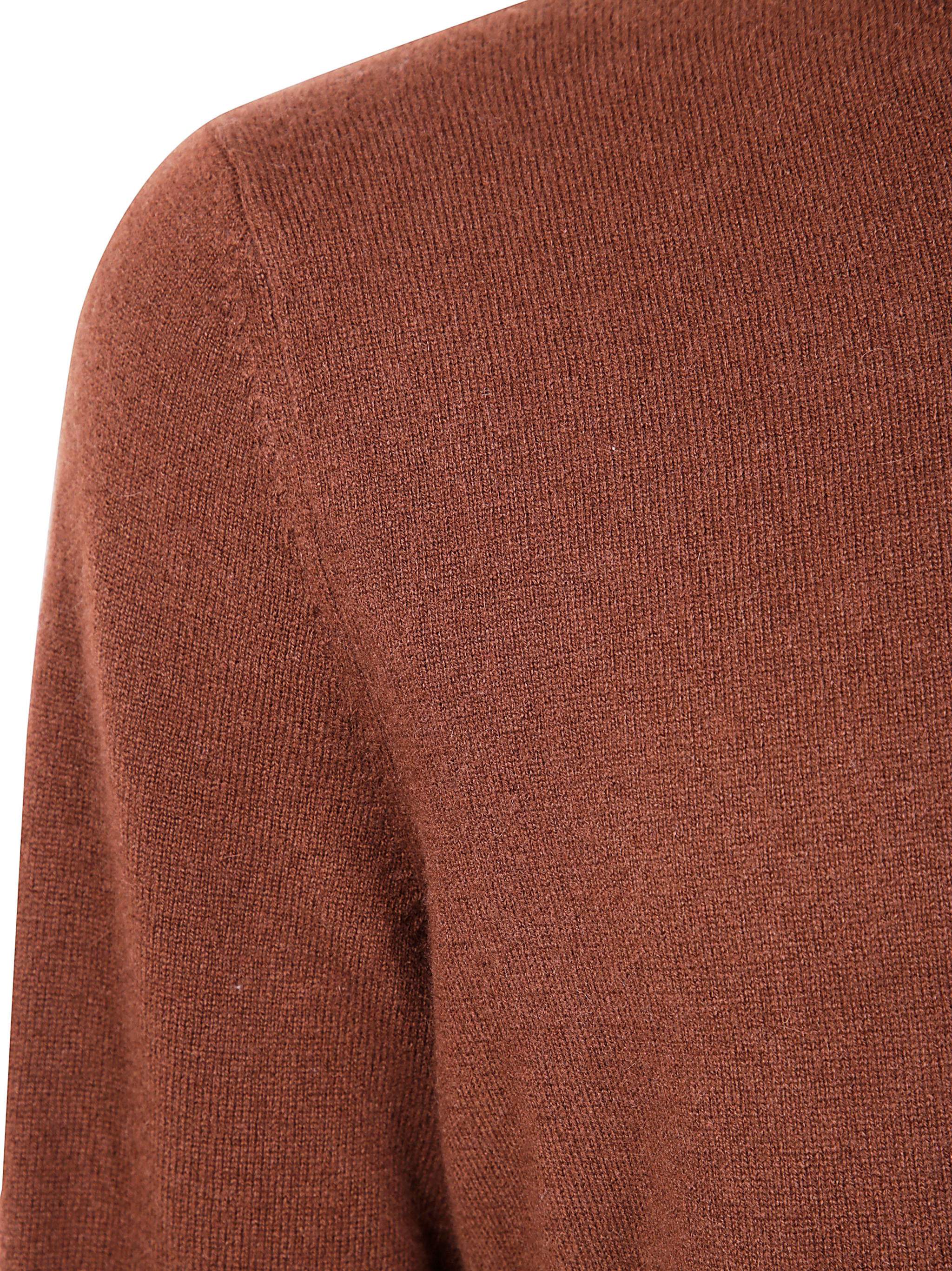 BALLANTYNE Classic R Neck Cashmere Pullover for Men