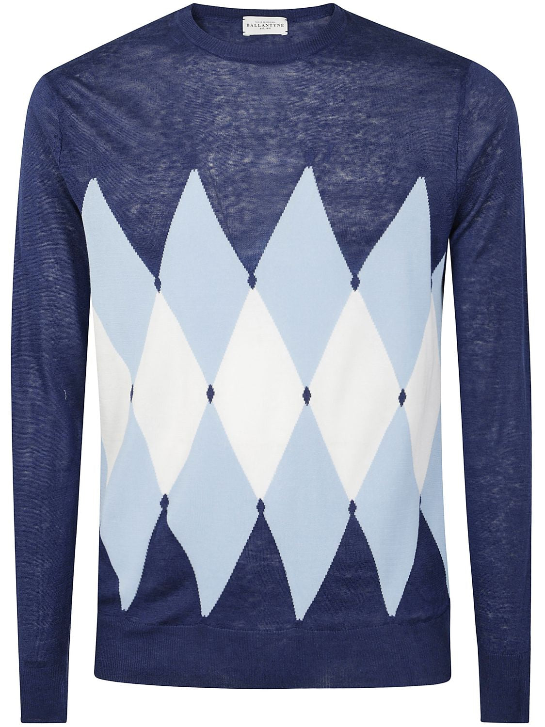 BALLANTYNE Classic R Neck Pullover for Men - SS25