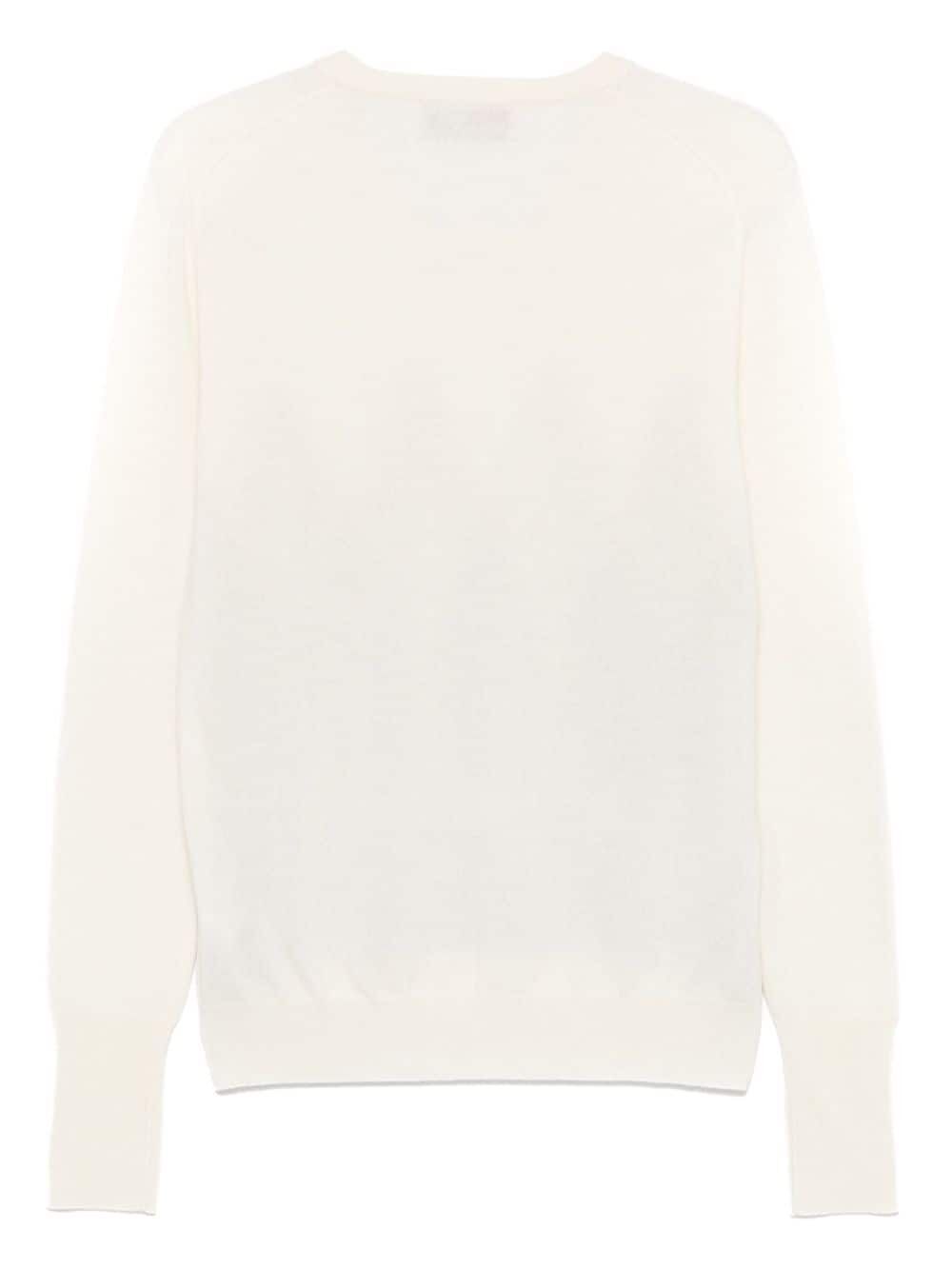 BALLANTYNE Classic V-Neck Cashmere Pullover for Men