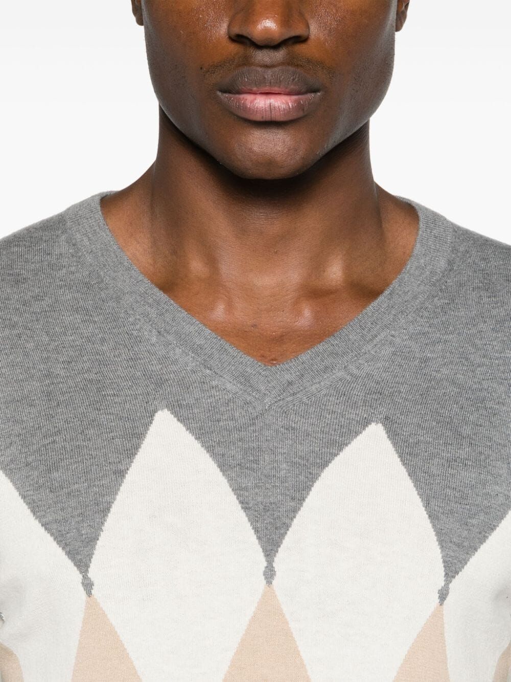 BALLANTYNE Men's V Neck Pullover Sweater