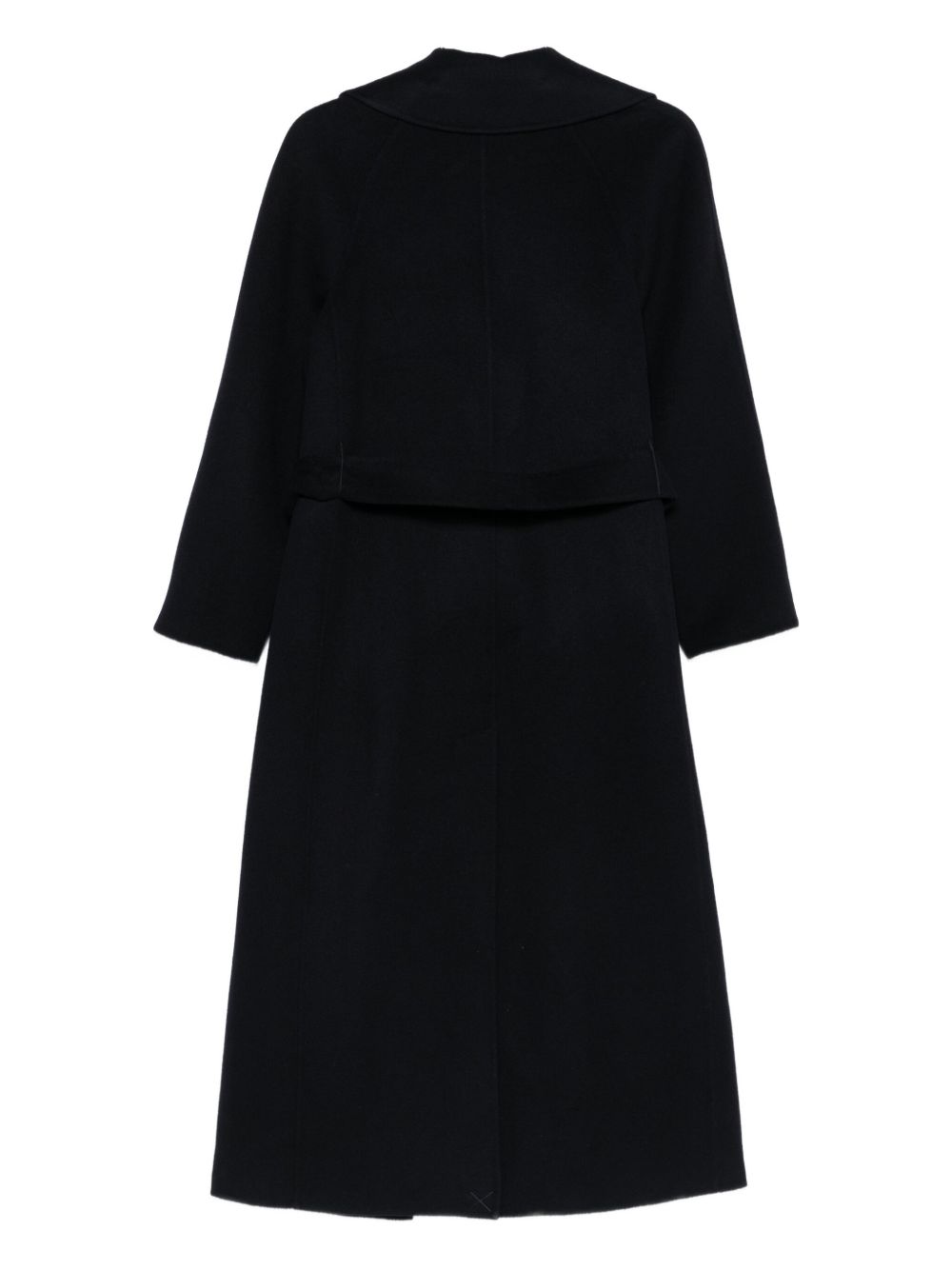 PALTÓ Wool Wrap Jacket with Self-Tie Belt for Women