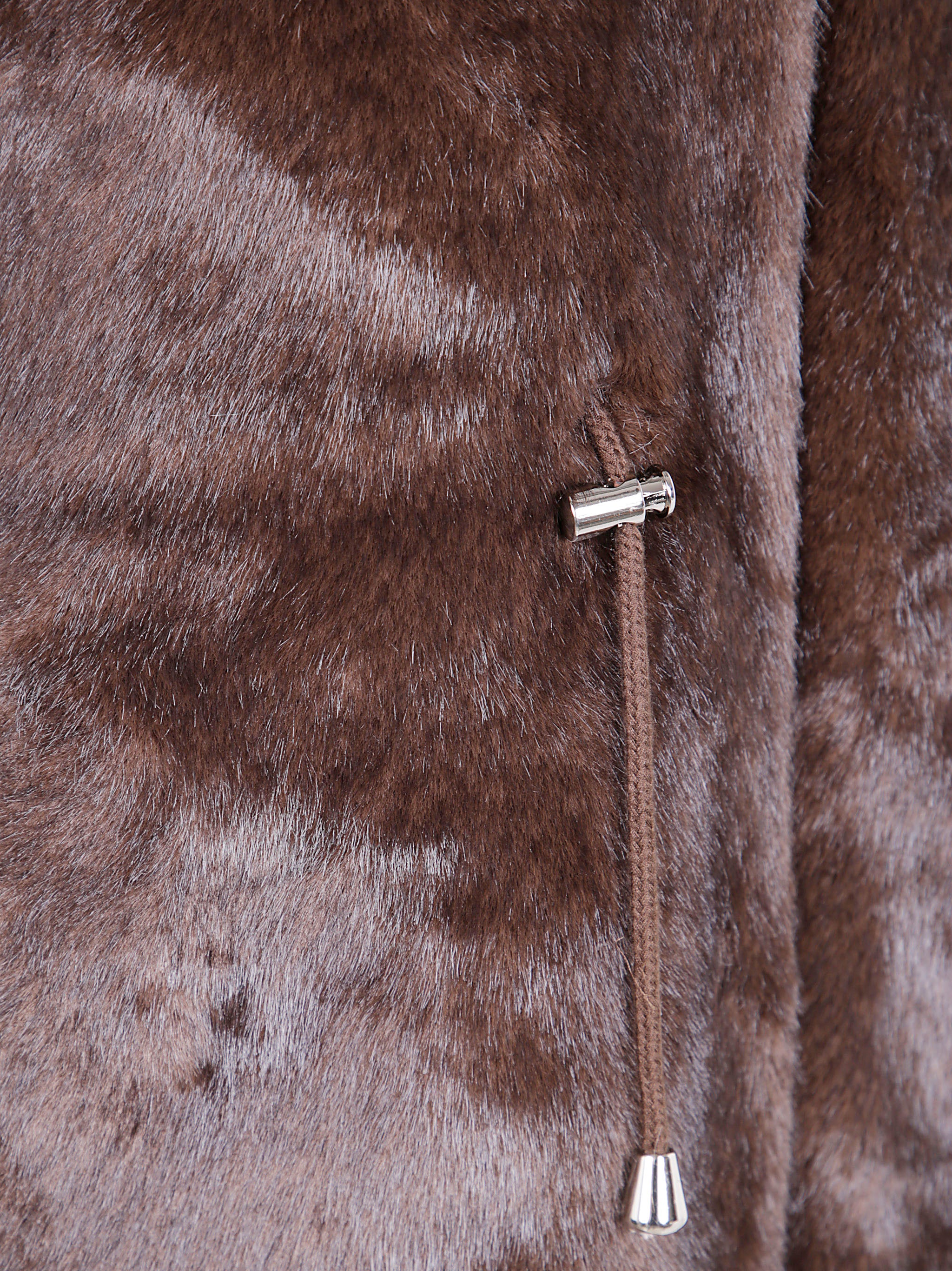 BETTA CORRADI Hooded Full Zip Sleeveless Jacket