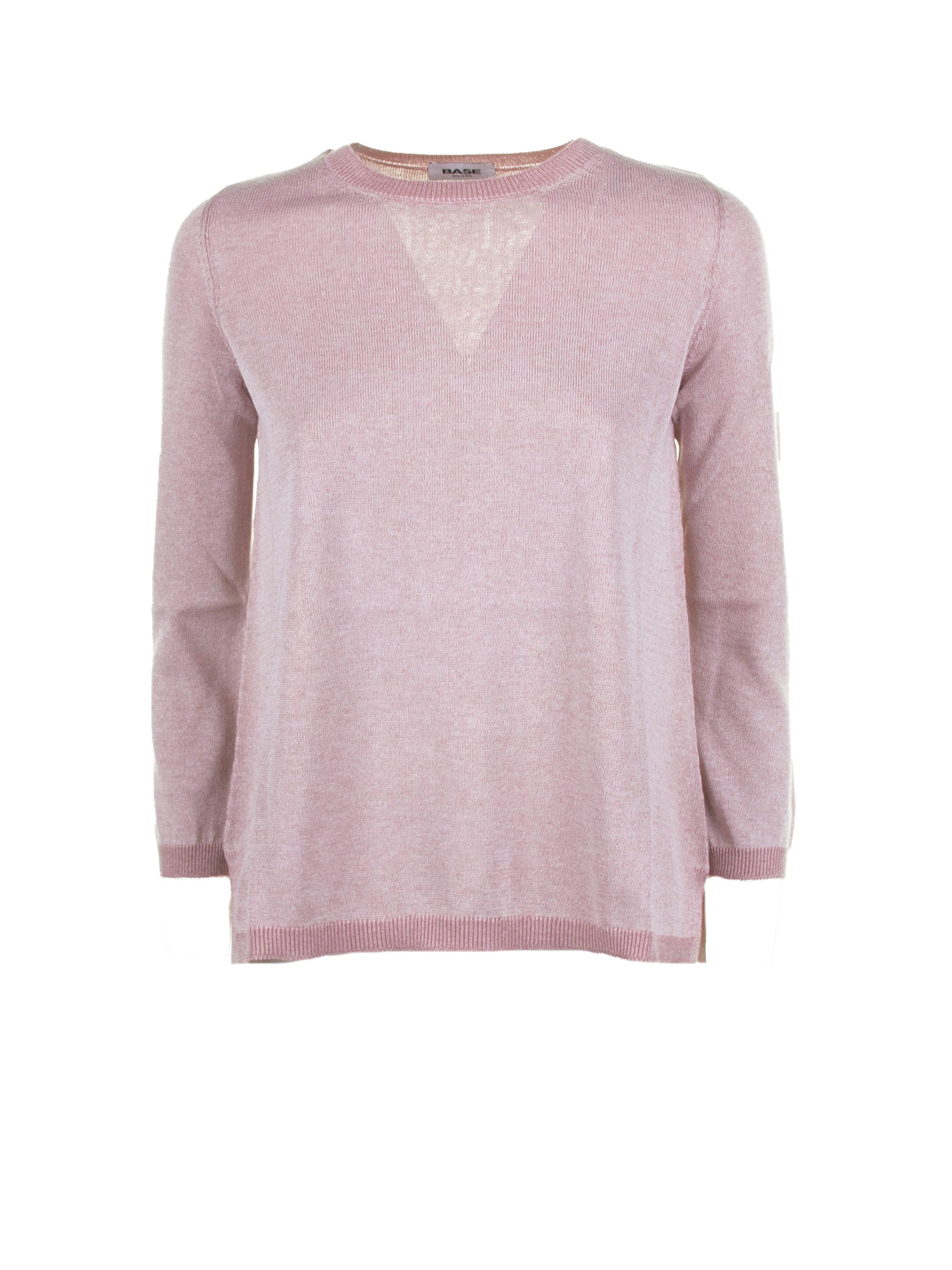BASE MILANO Light Crew-Neck Sweater for Women - SS24