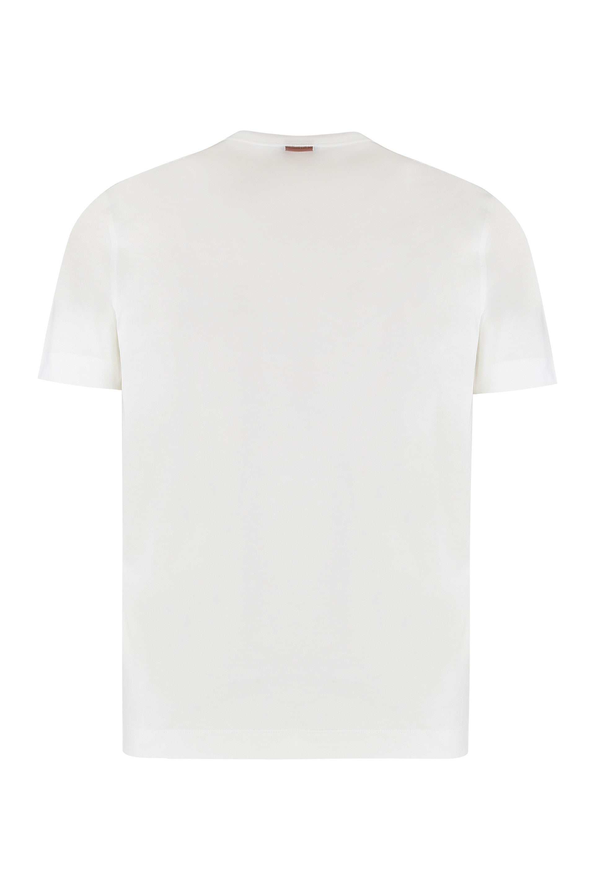 ZEGNA Classic Round Neck Cotton T-Shirt for Men