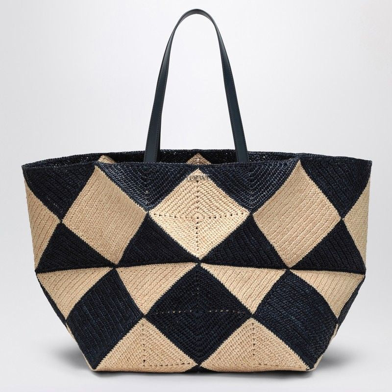LOEWE Large Geometric Design Tote Handbag