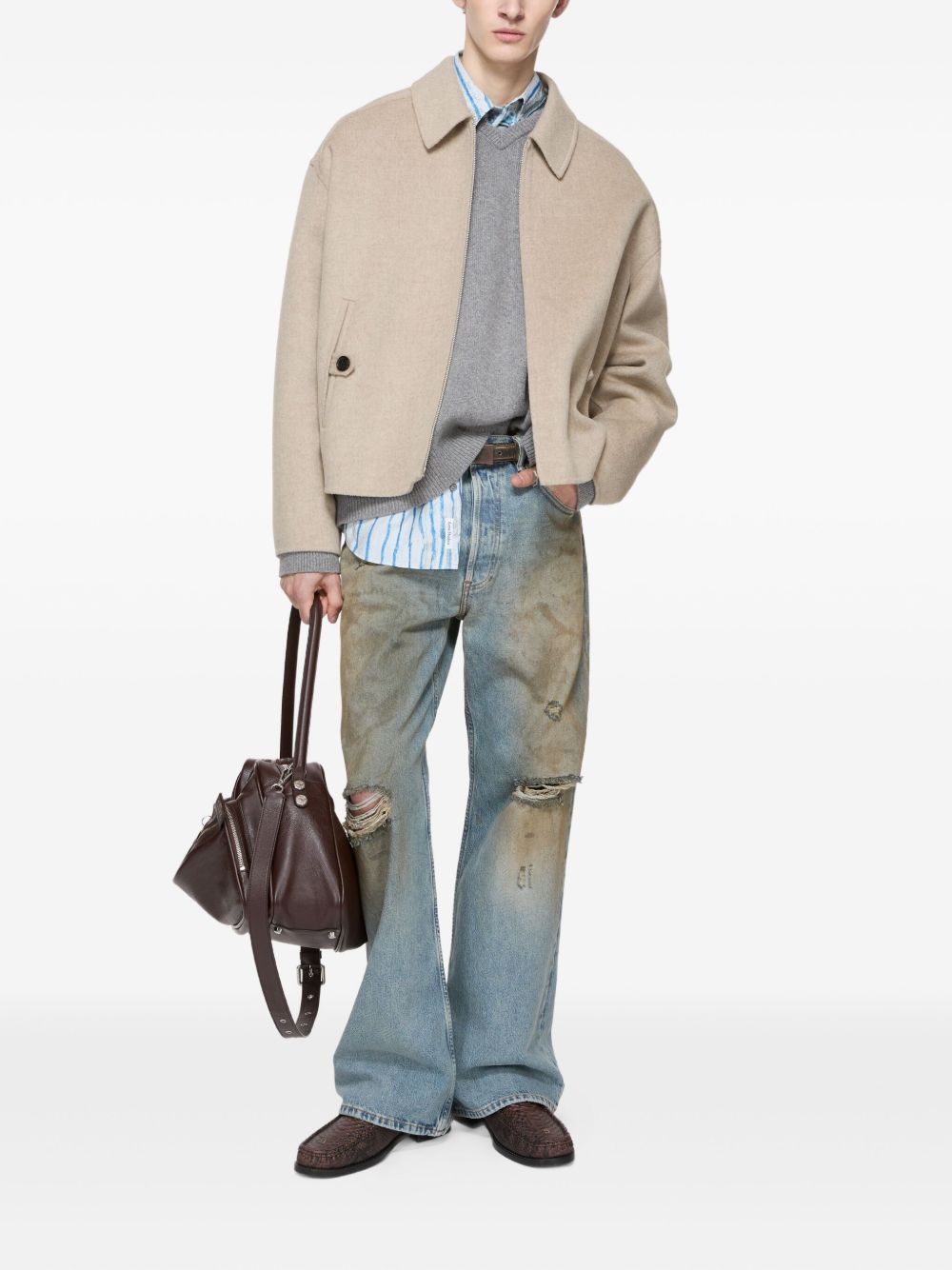 ACNE STUDIOS Zip Front Jacket for Men