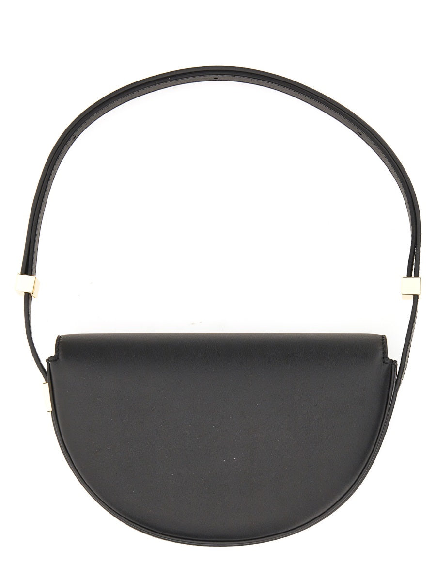 PATOU Mini Leather Shoulder Bag - 13 cm x 20 cm x 5 cm
