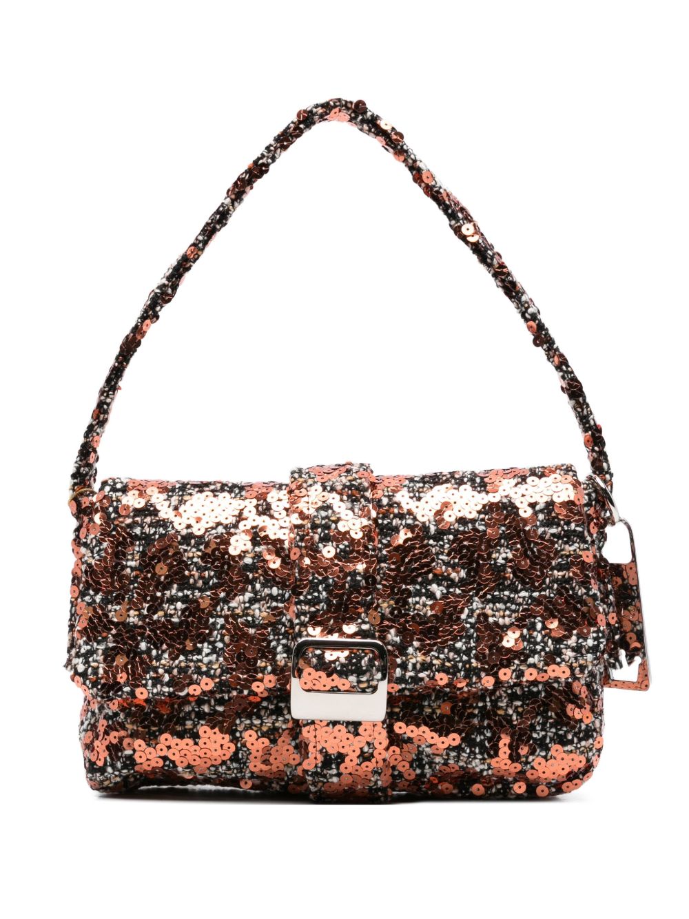 LA MILANESA Mini Shoulder Handbag with Sequins