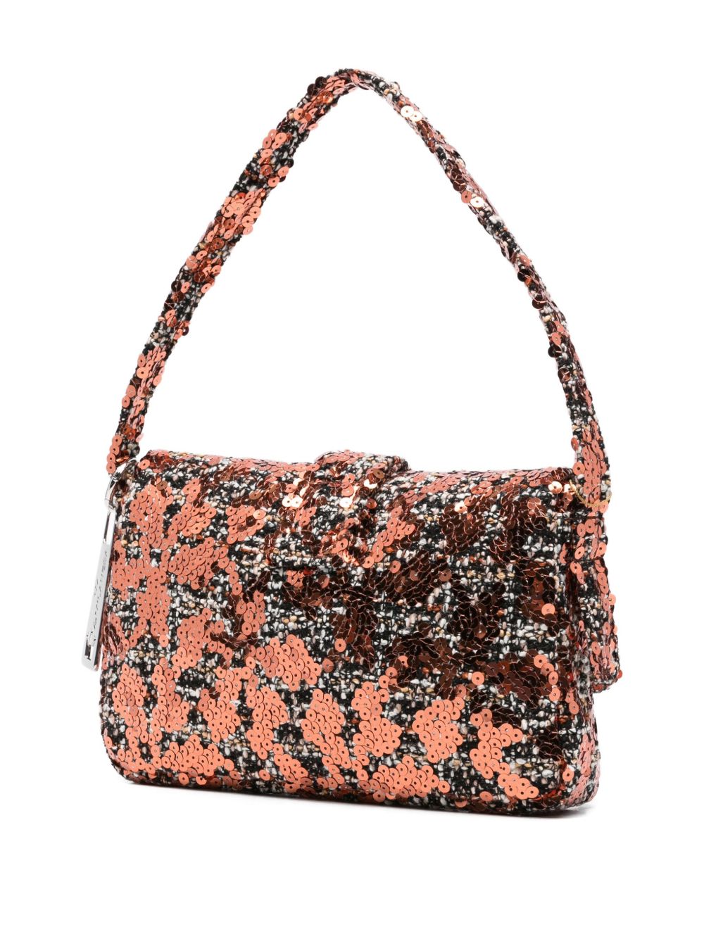 LA MILANESA Mini Shoulder Handbag with Sequins