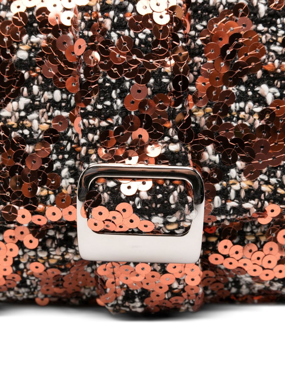 LA MILANESA Mini Shoulder Handbag with Sequins