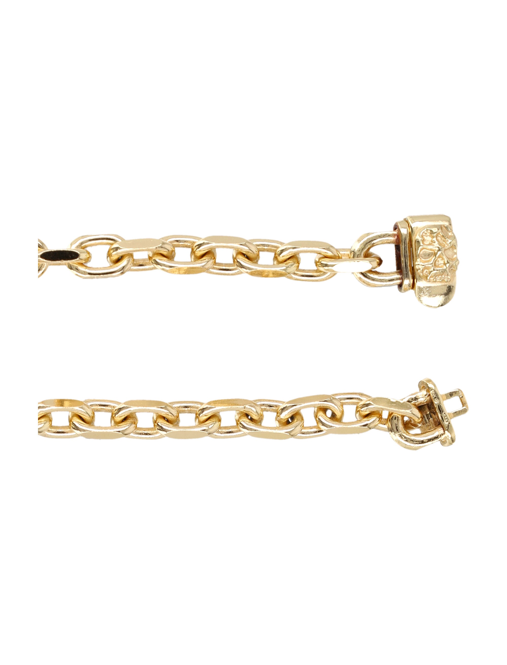 EMANUELE BICOCCHI Gold-Plated Silver Chain Bracelet for Men