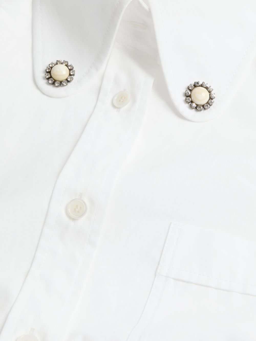 VALENTINO Elegant Cotton Shirt with Button-Down Collar for Women