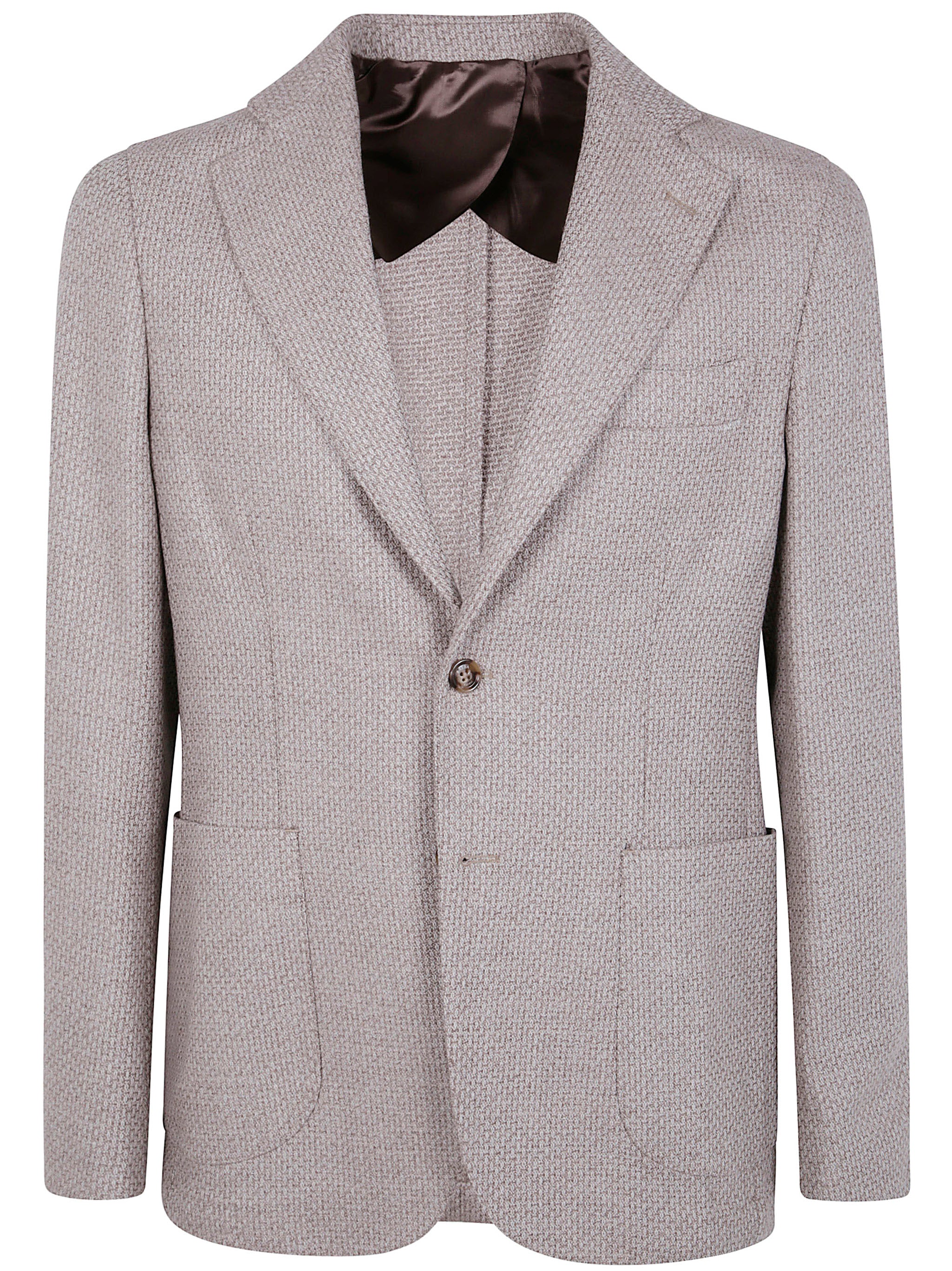 BARBA Napoli Men's 100% Wool Bactive Mono Jacket - Fall/Winter 2025