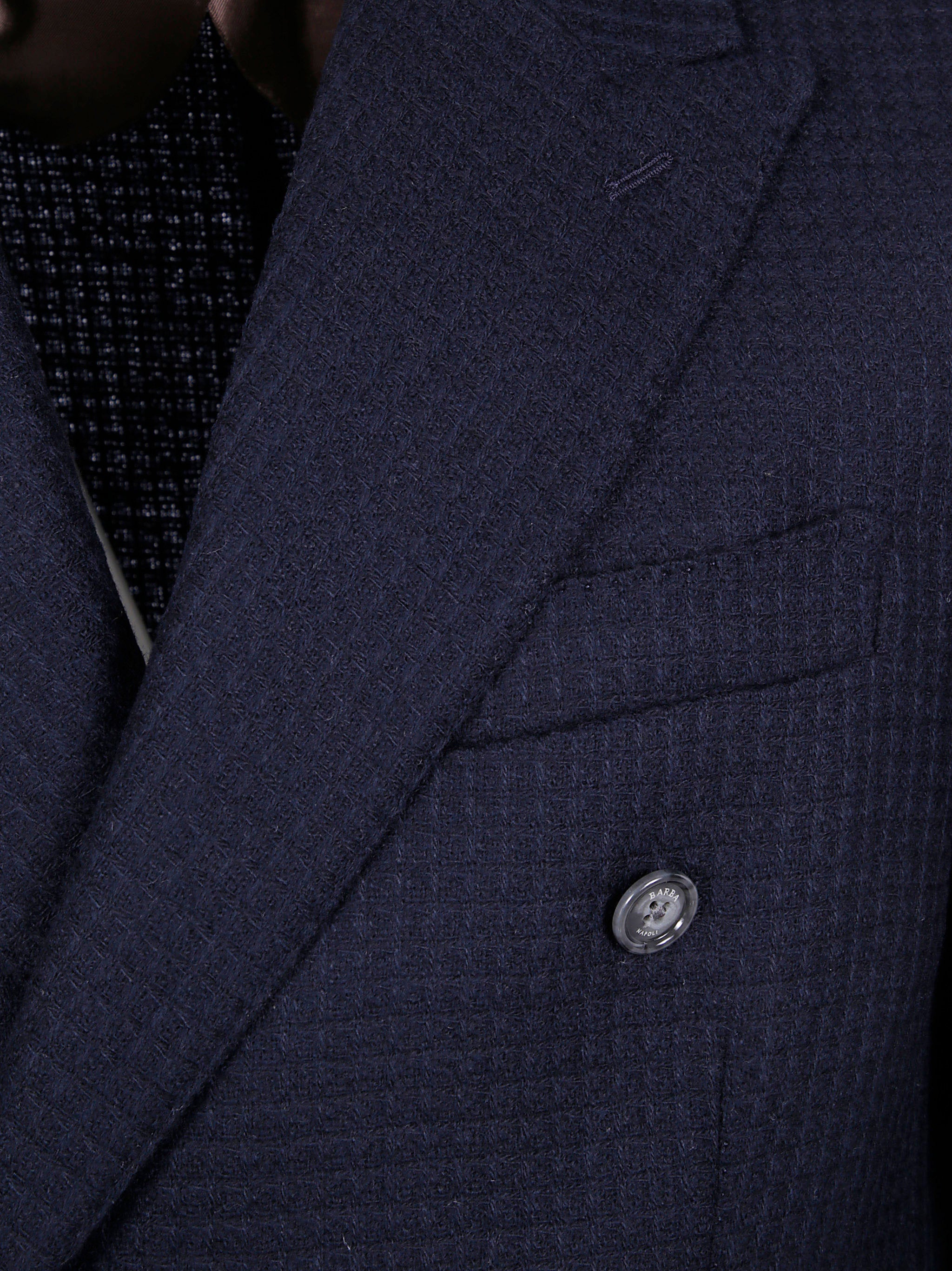 BARBA Napoli Double Layer Wool Cashmere Jacket for Men