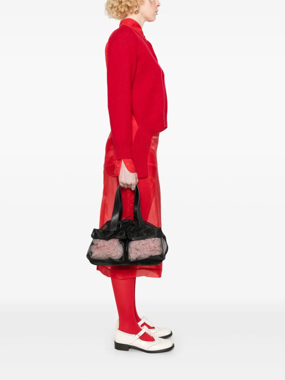 SIMONE ROCHA Mini Sheer Stuffed Shopper Handbag